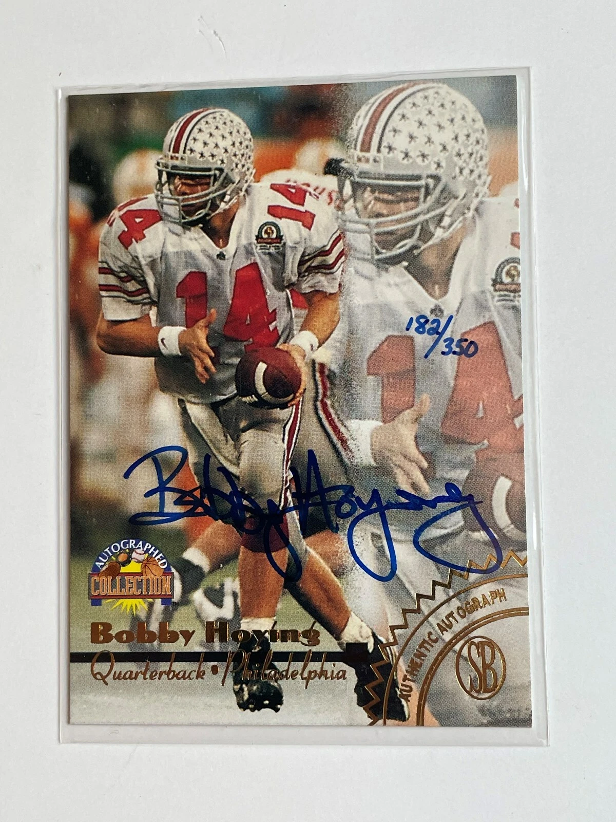1996 Bobby Hoying Ohio State Buckeye Autograph SIGNED Rookie #350 Scoreboard