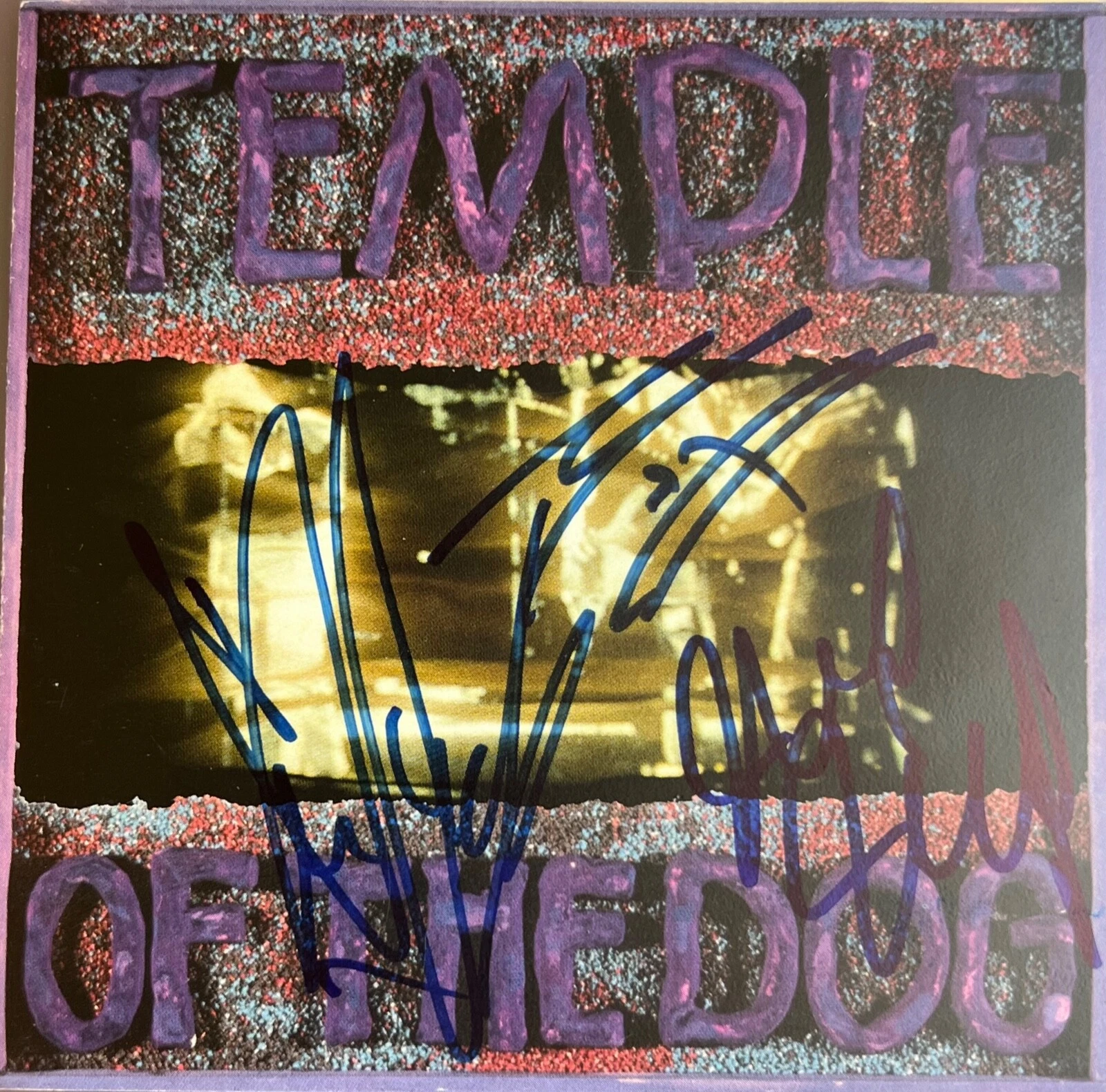 CHRIS CORNELL MATT MIKE TEMPLE OF THE DOG SIGNED AUTOGRAPH CD COVER COA PROOF COLLECTIBLE MEMORABILIA