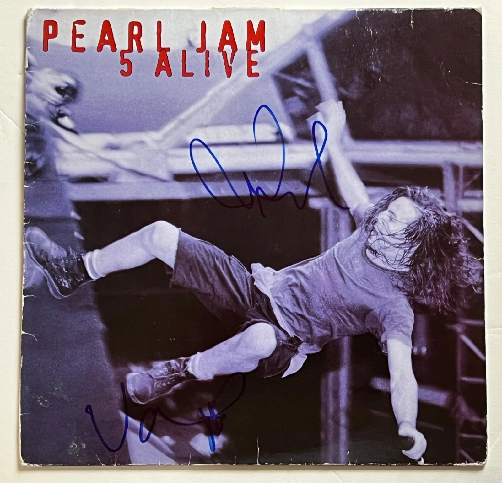 Pearl Jam SIGNED 5 ALIVE 12