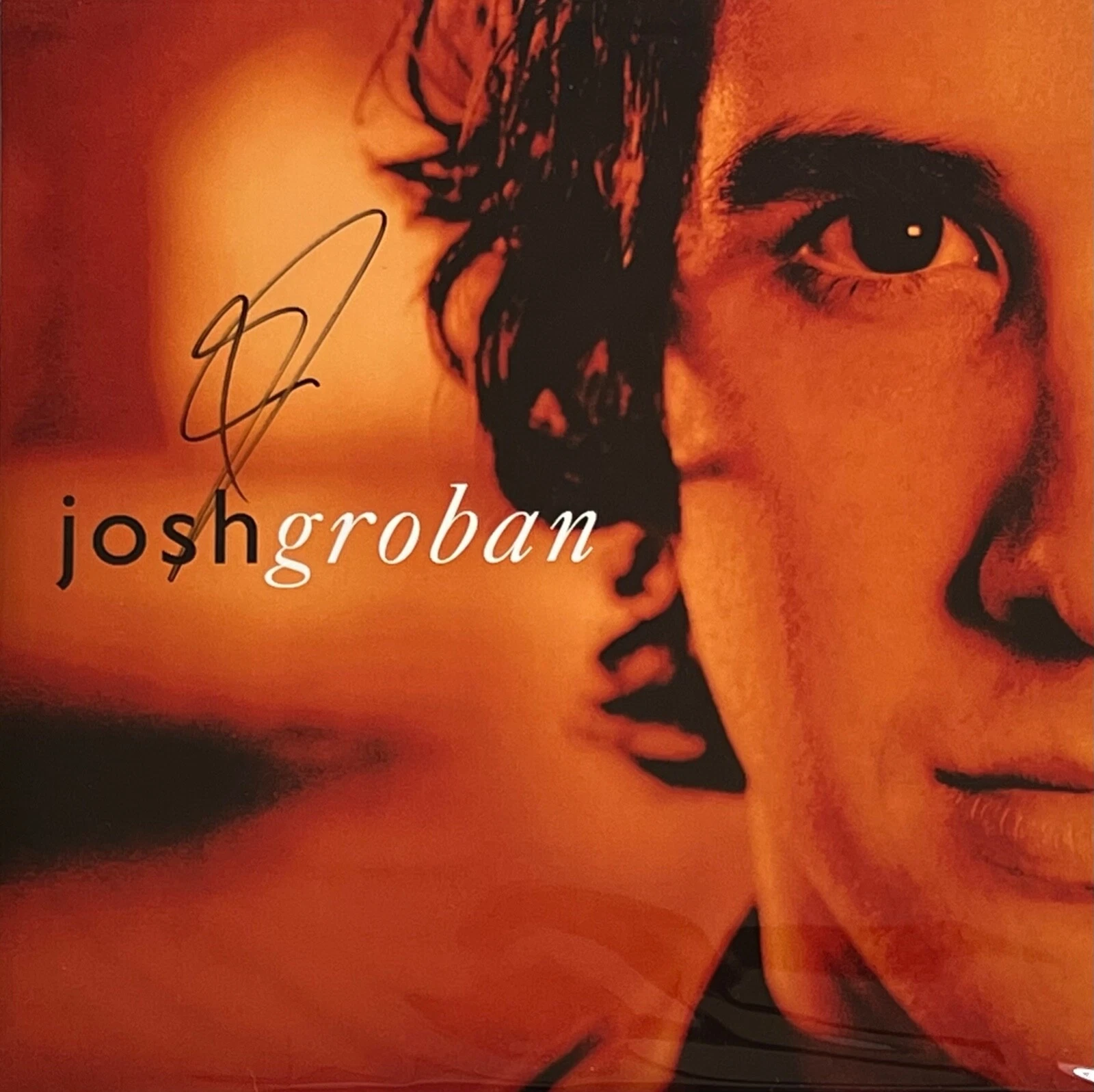 JOSH GROBAN CLOSER SIGNED AUTOGRAPH LP VINYL RECORD COVER K9 COA – PROOF COLLECTIBLE MEMORABILIA