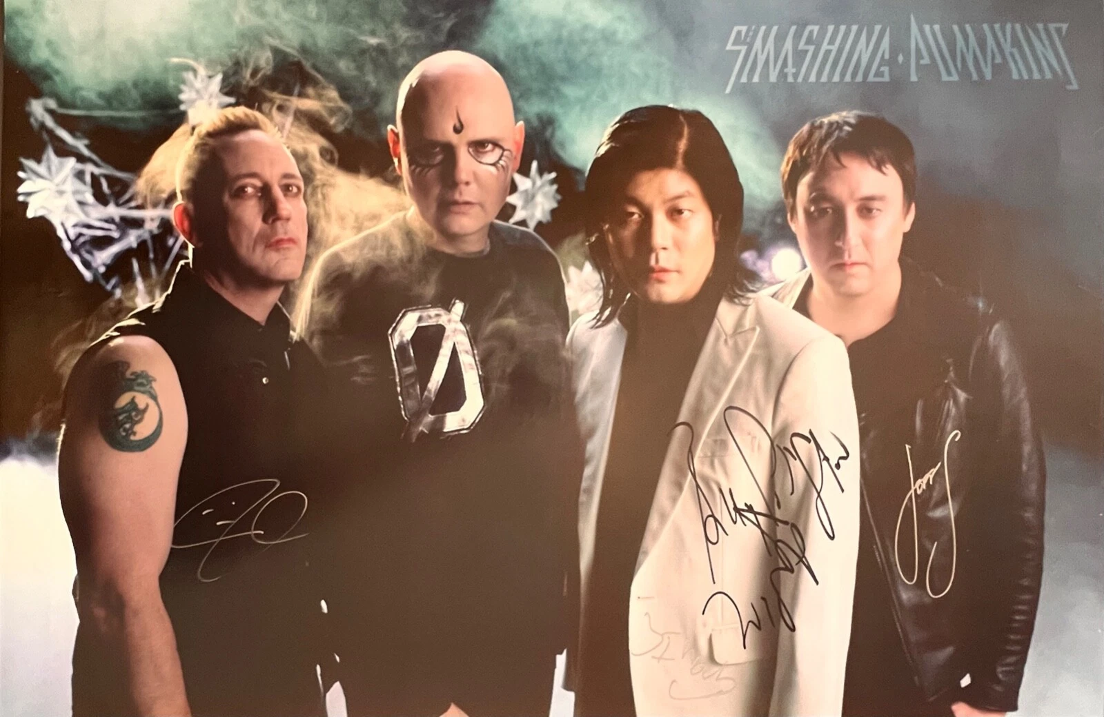 Smashing Pumpkins SIGNED Autographed Poster Billy Corgan Jimmy James Jeff -ZuZu