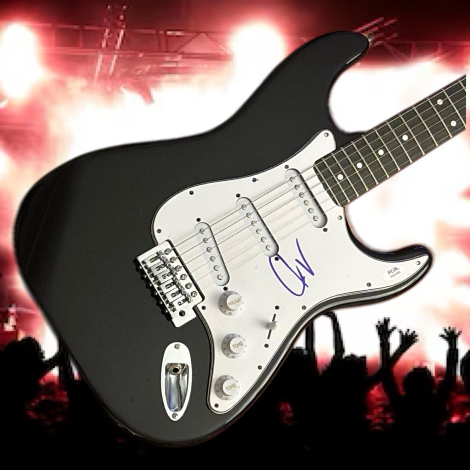 PSA  A Day to Remember Band  * JEREMY McKINNON *  Signed Electric Guitar COA