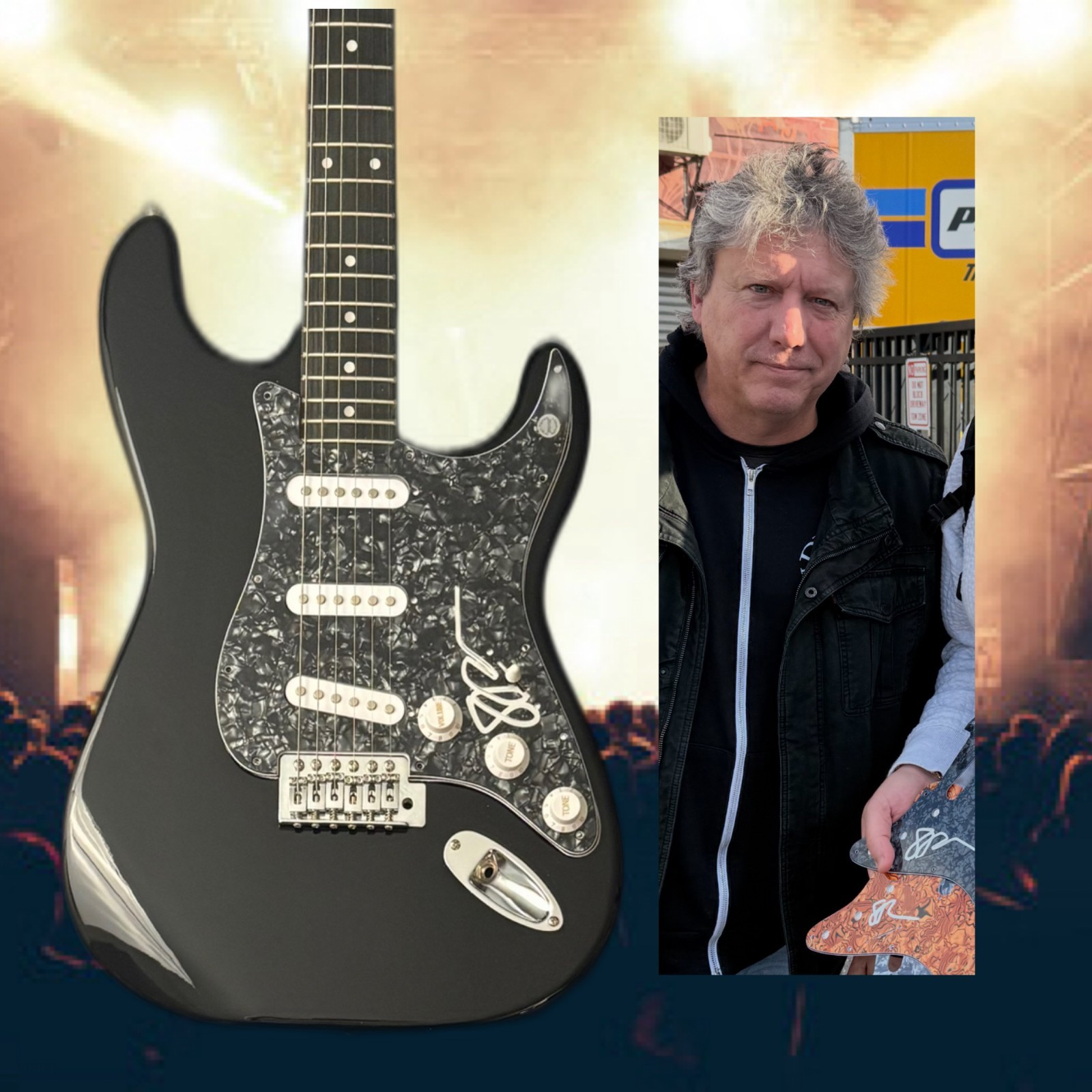 GFA  The Black Crowes Drummer  * STEVE GORMAN *  Signed Electric Guitar  COA