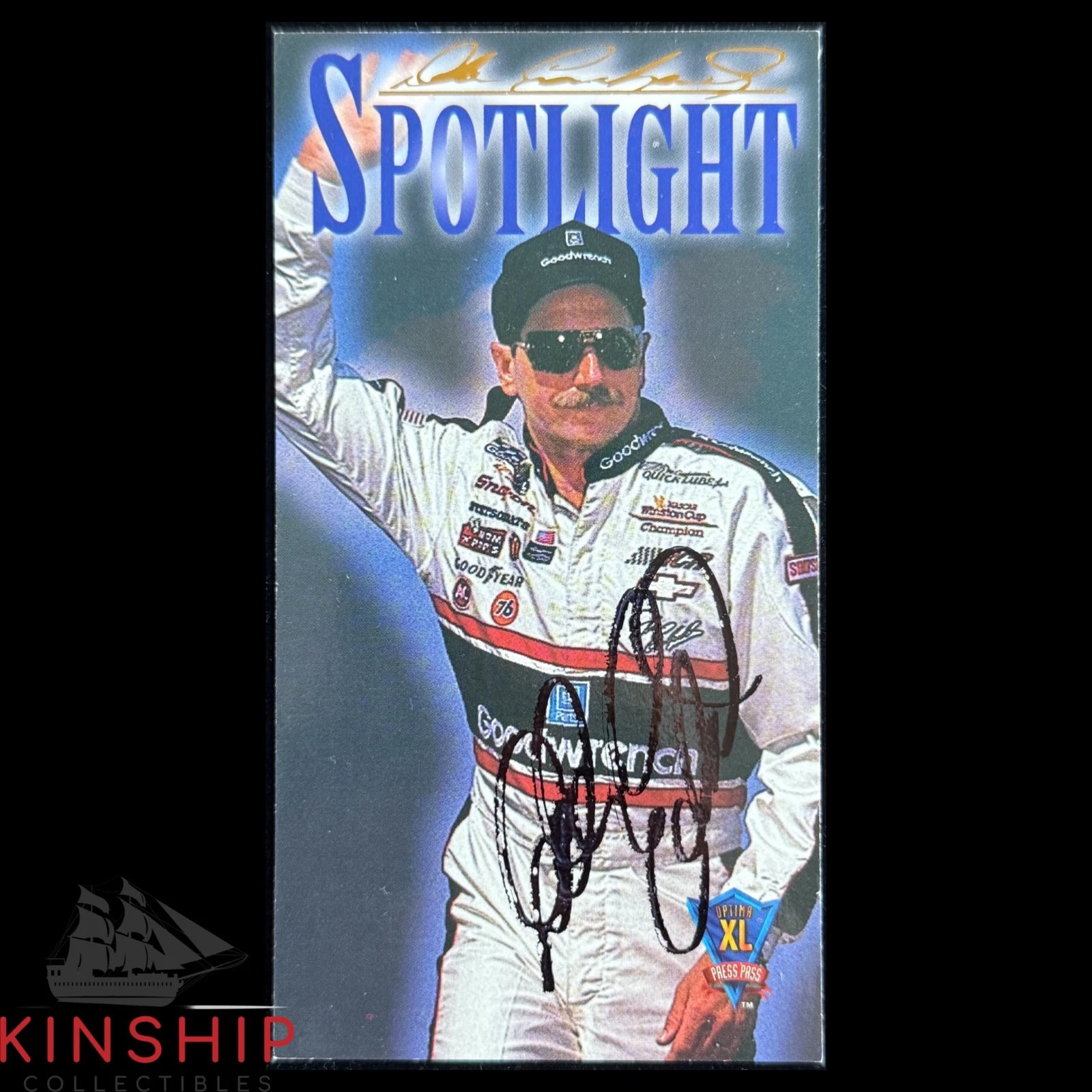 Dale Earnhardt Sr signed 1994 Press Pass Trading Card JSA COA NASCAR Auto Z2408