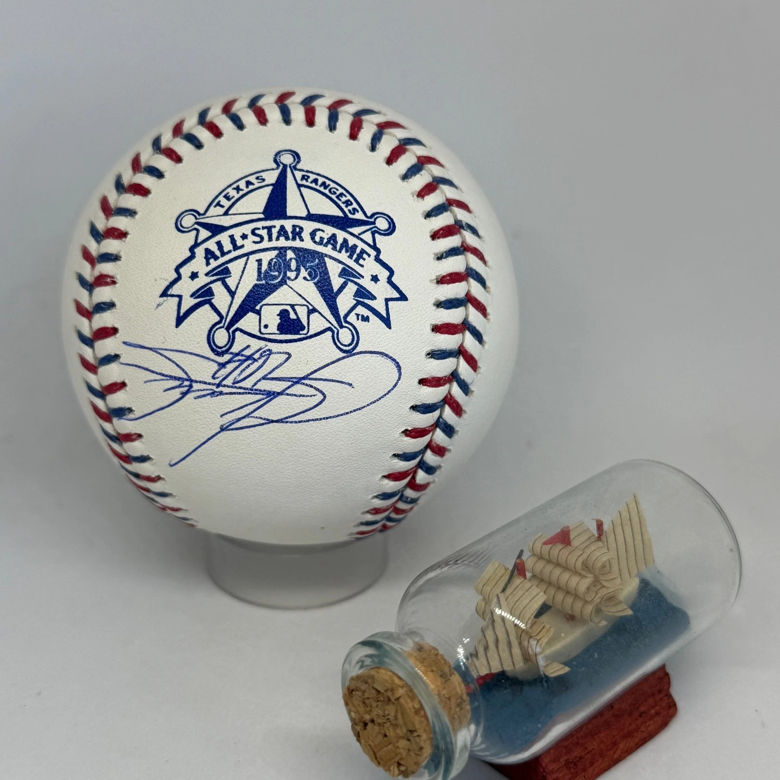 Sammy Sosa signed Rawlings 1995 All Star Game Logo Baseball JSA COA Cubs A4233