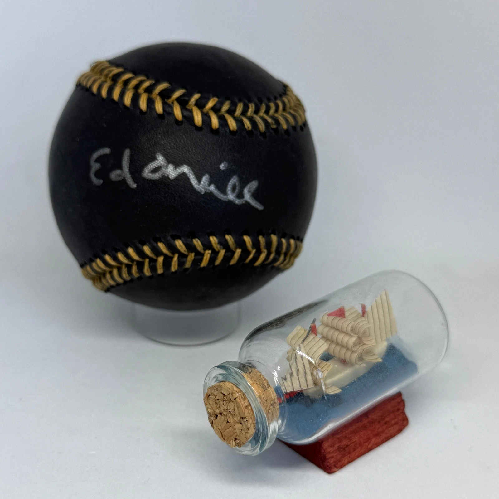 Ed O'Neill signed Rawlings OML Baseball JSA COA Actor Al Bundy Auto A4219