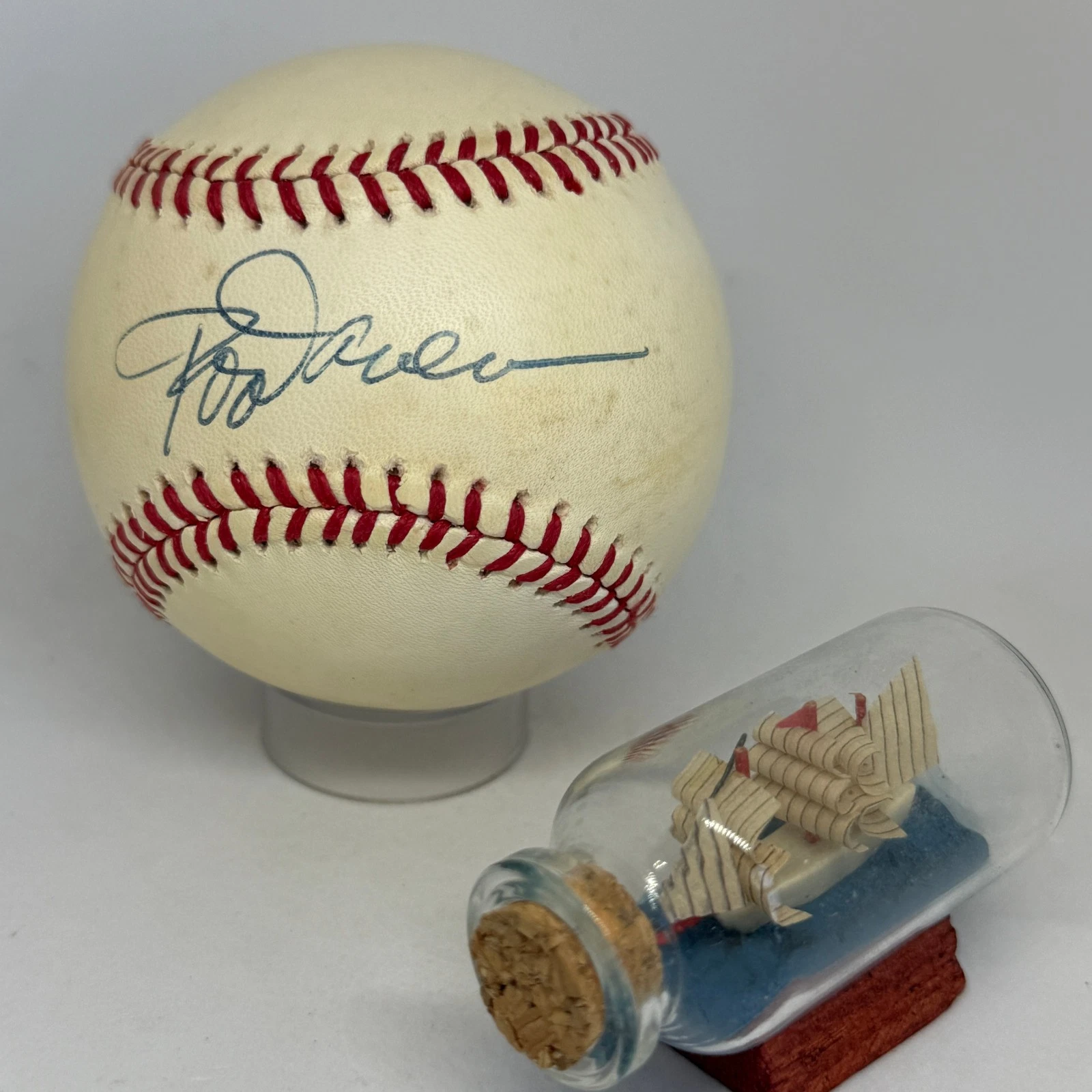 Rod Carew signed Rawlings OAL Baseball JSA COA Twins Angels HOF Auto A4223