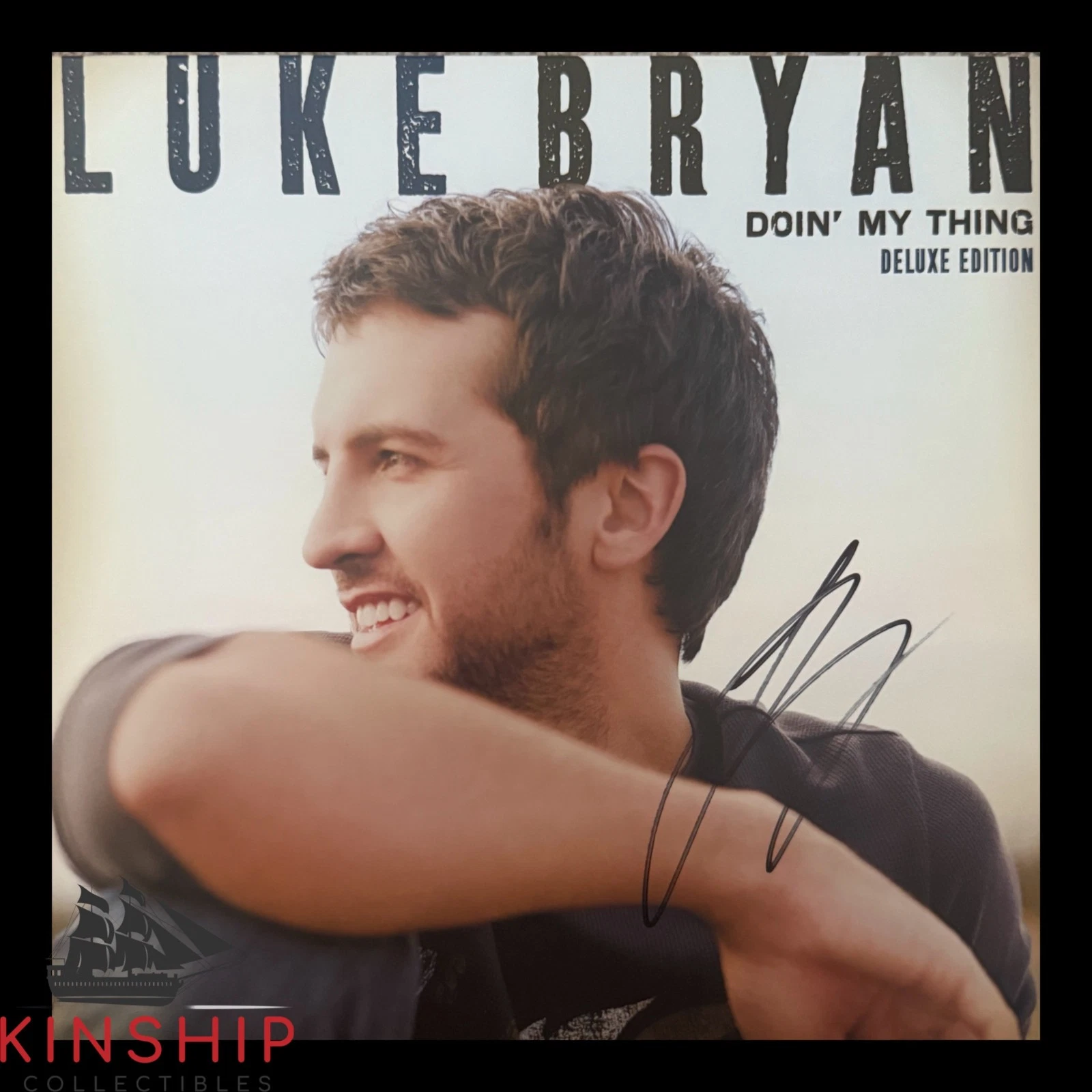 Luke Bryan signed Vinyl Record Album JSA COA Country Music Auto Z2414