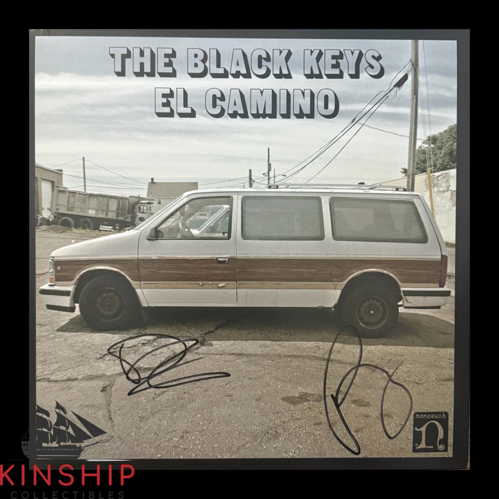 The Black Keys signed Deluxe Edition Vinyl Record Album JSA COA El Camino Z2418