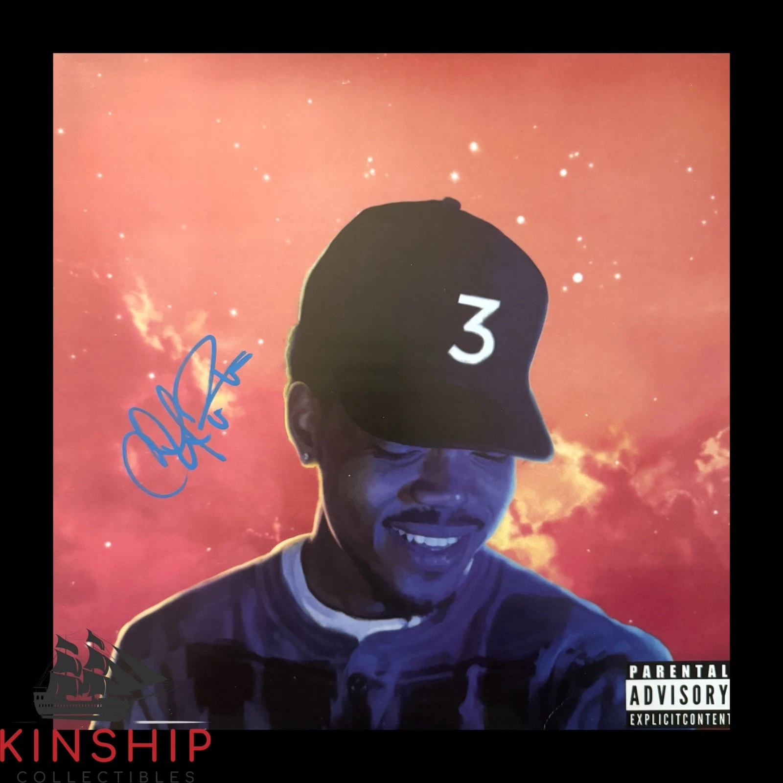 Chance The Rapper signed Vinyl Record Album JSA COA Coloring Book Rap Auto Z2421