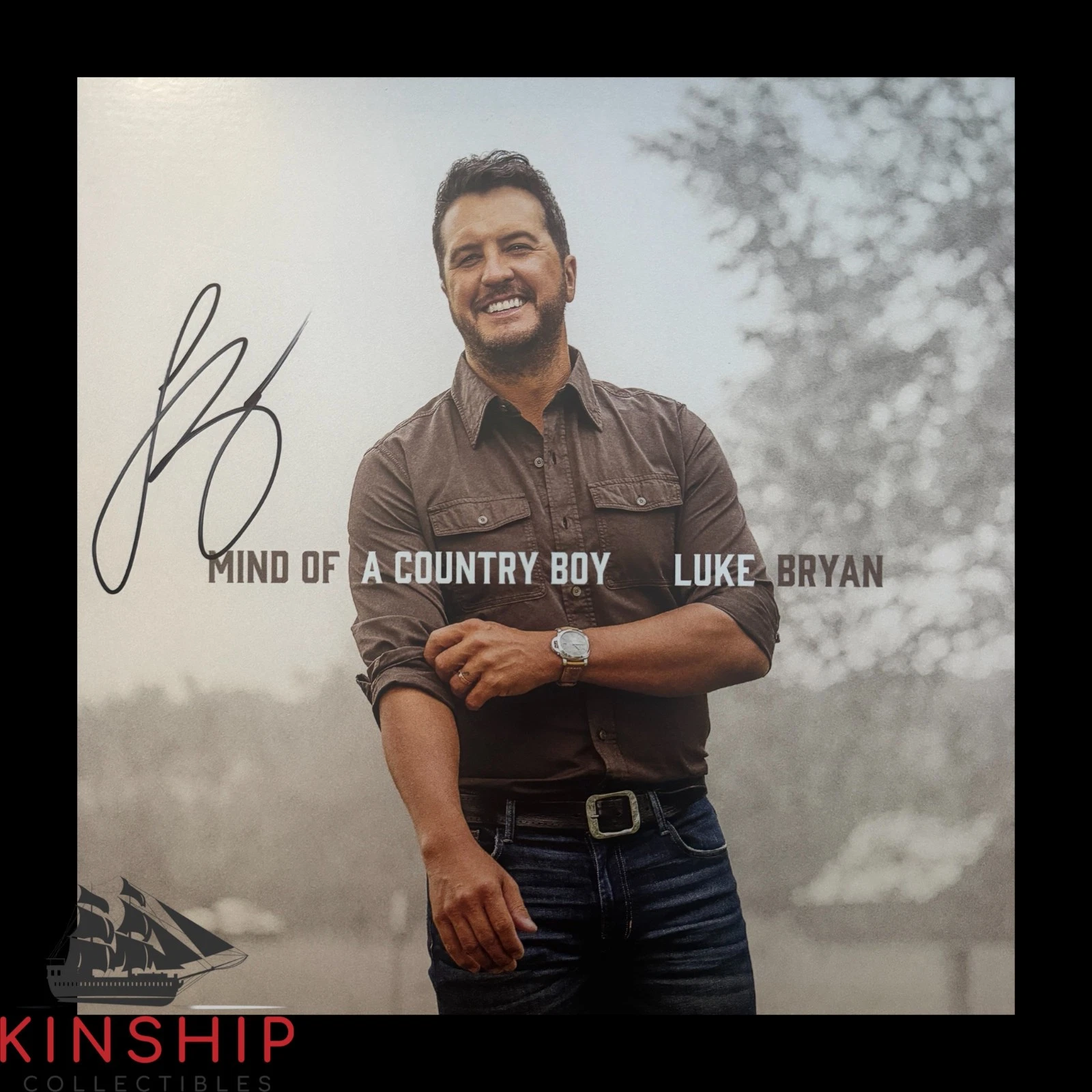 Luke Bryan signed Vinyl Record Album JSA COA Country Music Auto Z2427