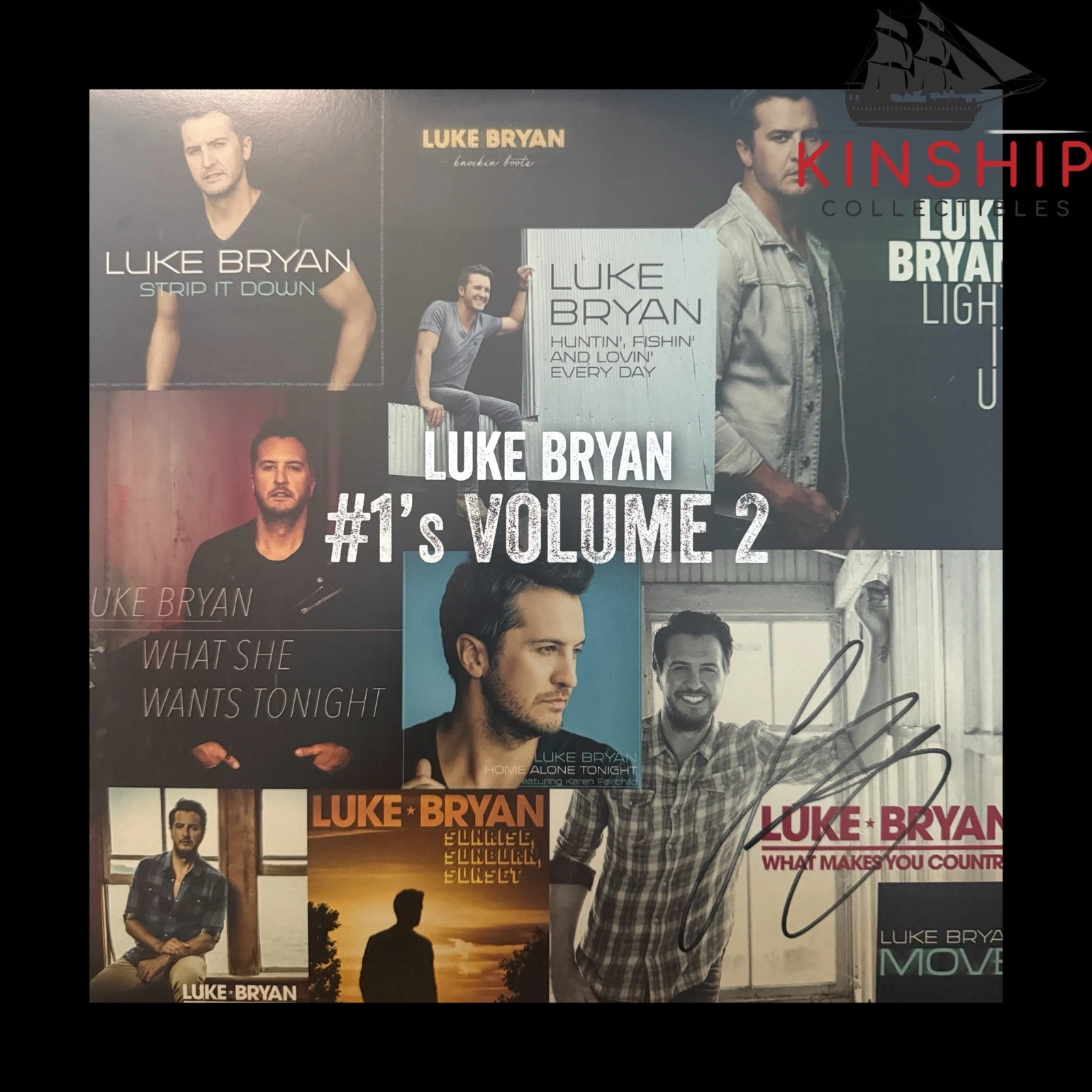 Luke Bryan signed Vinyl Record Album JSA COA Country Music Auto Z2428