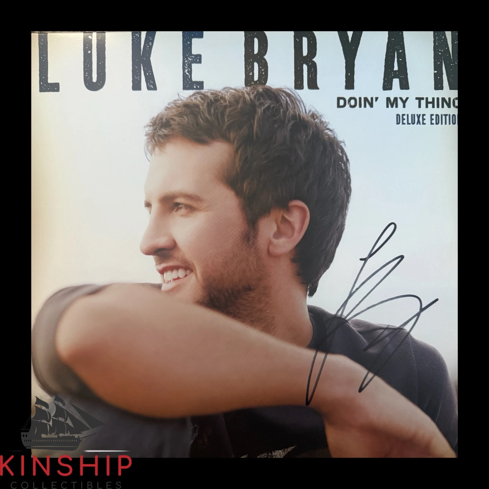 Luke Bryan signed Vinyl Record Album JSA COA Country Music Auto Z2429