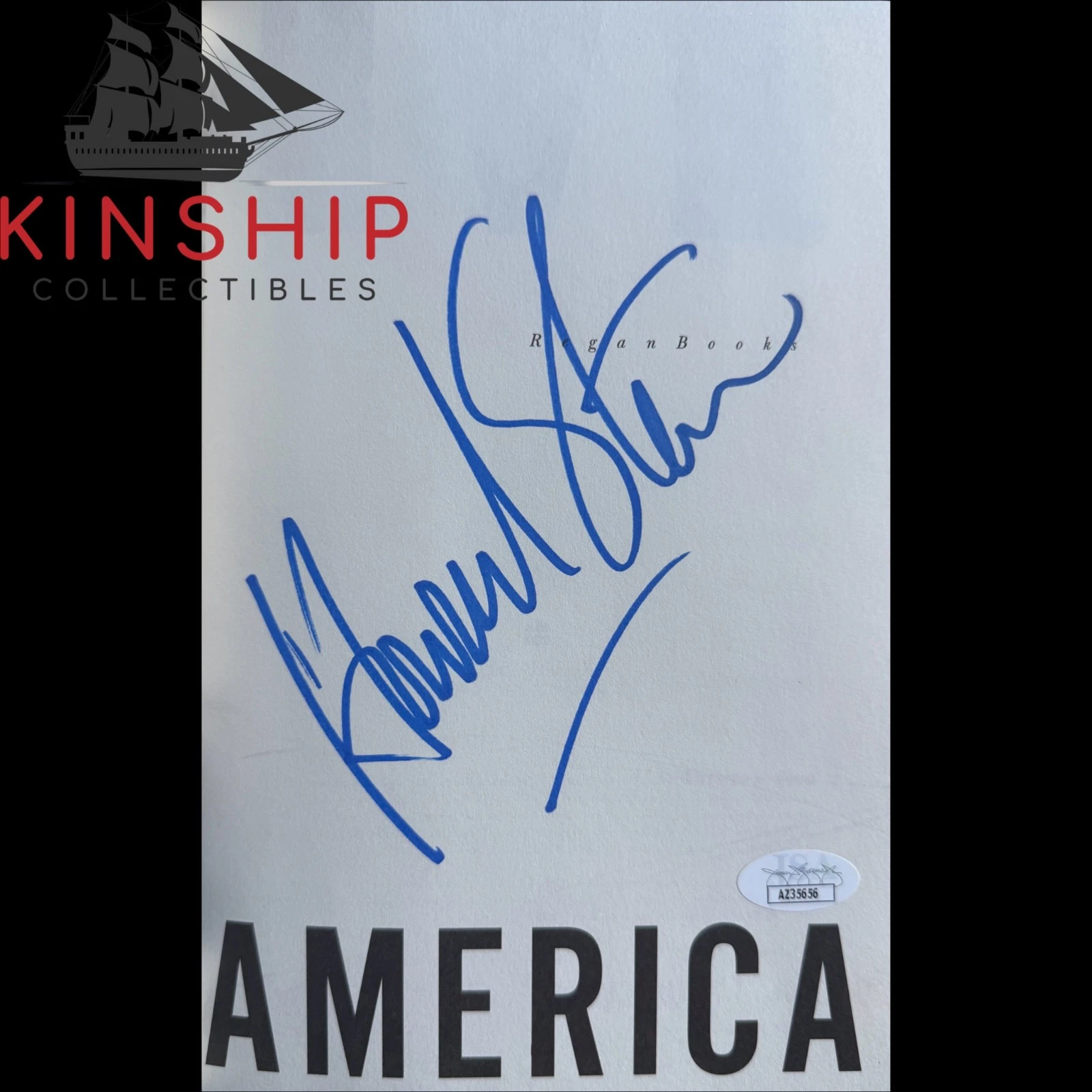 Howard Stern signed Miss America Book JSA COA Radio Auto E352