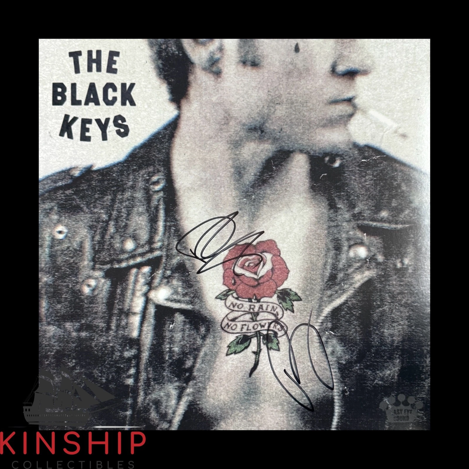 The Black Keys signed Vinyl Record Album JSA COA No Rain No Flowers Auto Z2437