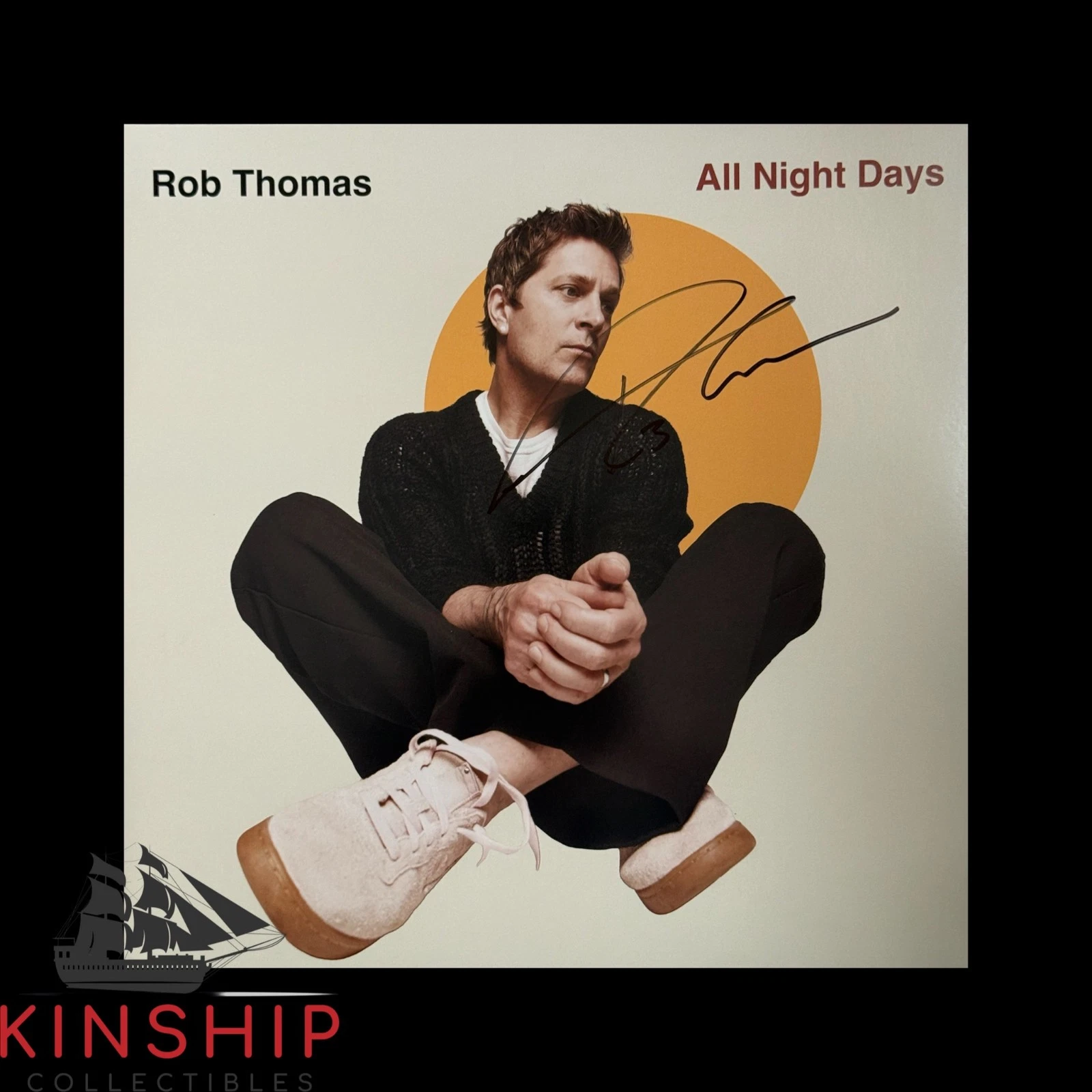 Rob Thomas signed Vinyl Record Album JSA COA Matchbox Twenty Music Auto Z2441