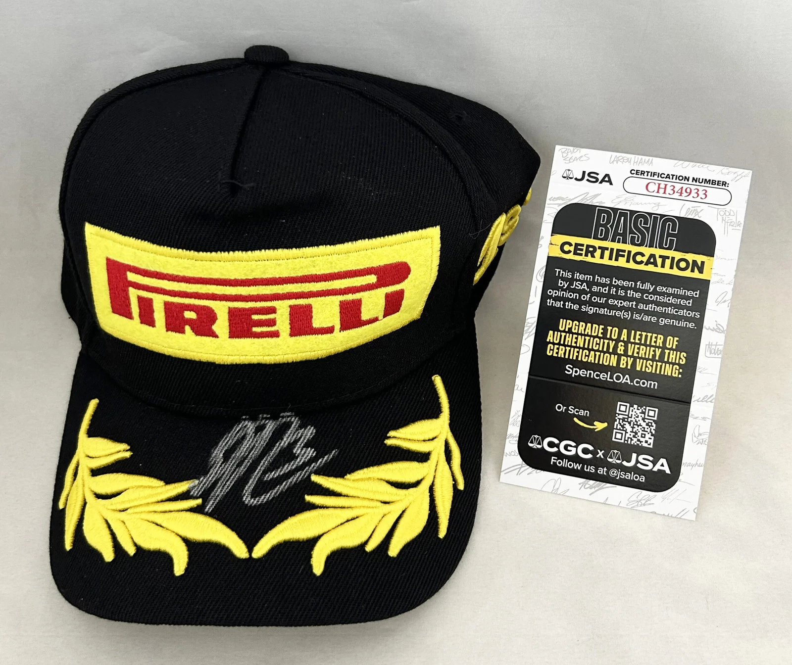 Daniel Ricciardo Signed Hat Pirelli F1 JSA 2 COA