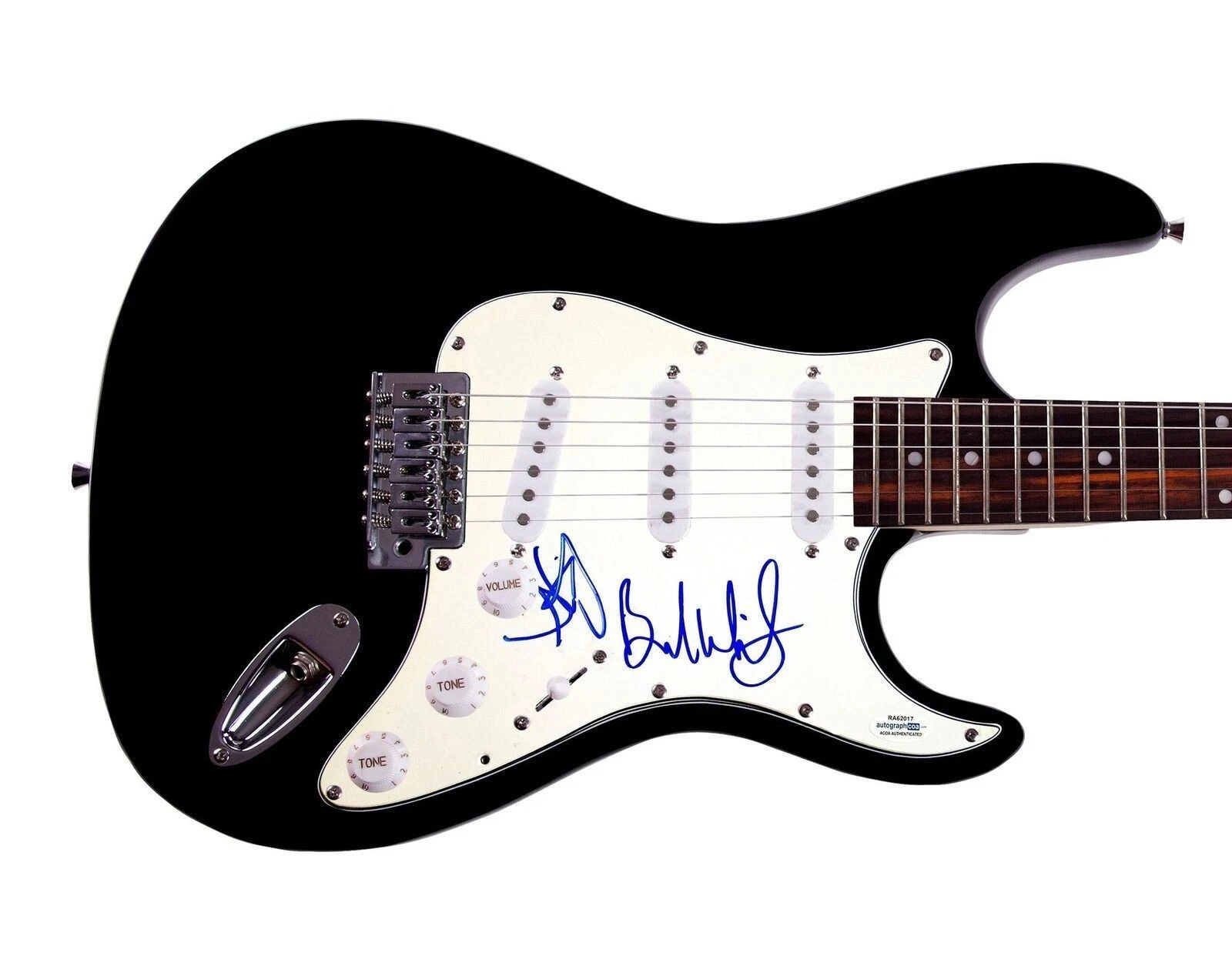 Aerosmith Signed X2 Autographed Guitar Steven Tyler ACOA