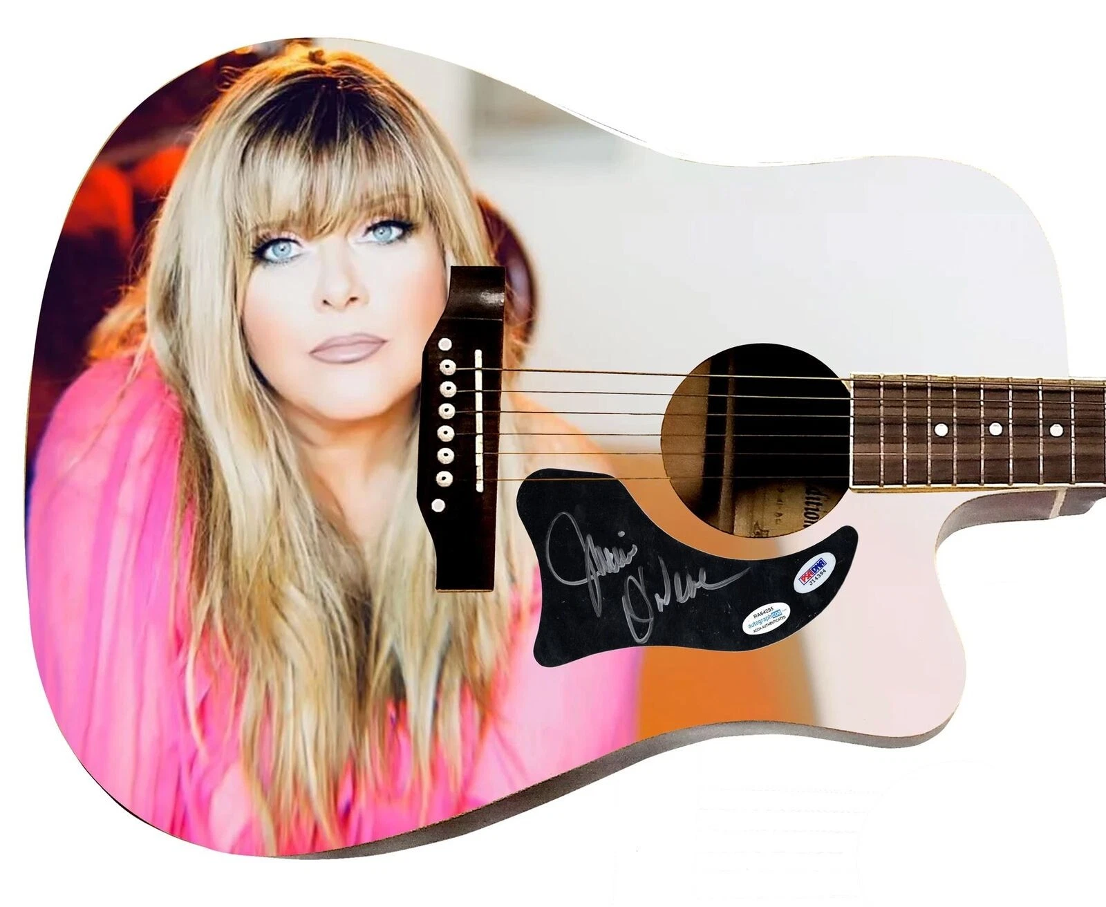 Jamie Oneal Signed 1:1 Signature Edition Graphics Photo Guitar ACOA PSA