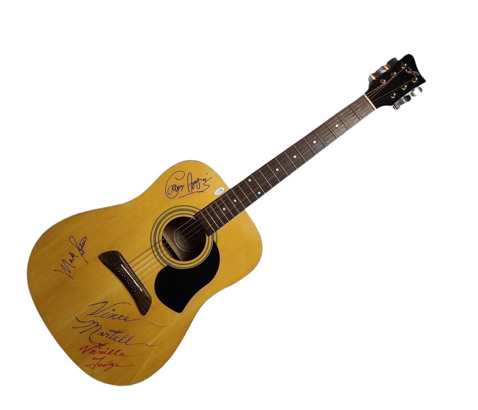 Vanilla Fudge Signed Autographed First Act Acoustic Guitar
