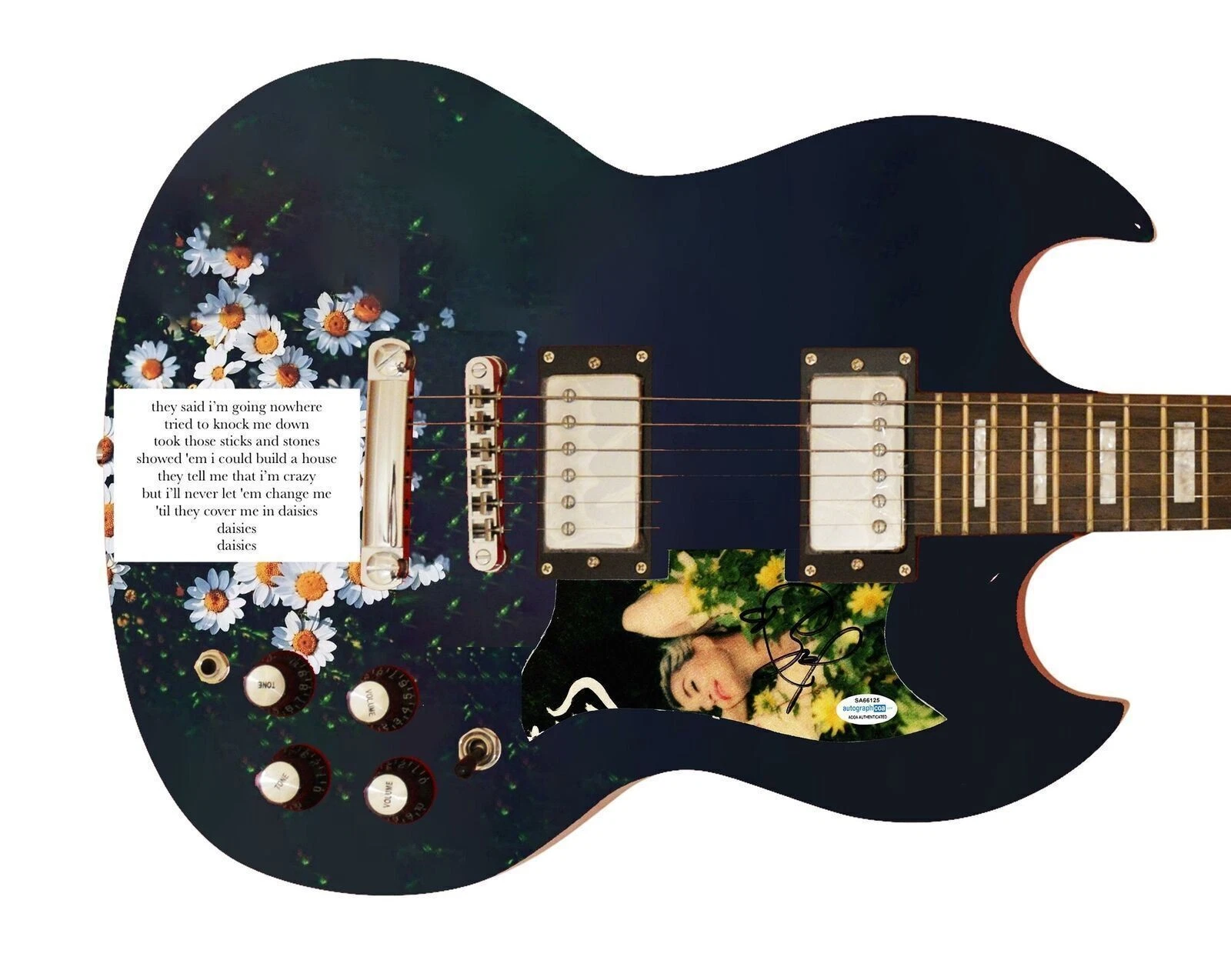 Katy Perry Signed Autographed Photo Graphics Guitar ACOA ACOA