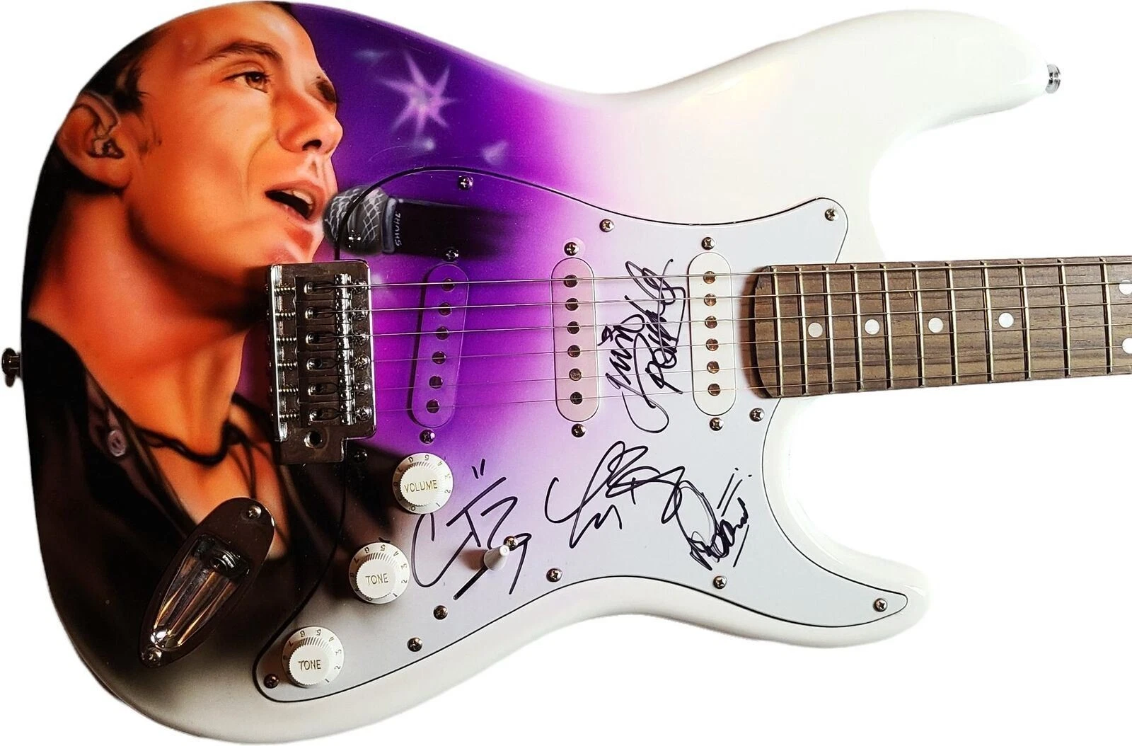 Bush Gavin Rossdale Plus Signed Hand Airbrushed Painting Guitar