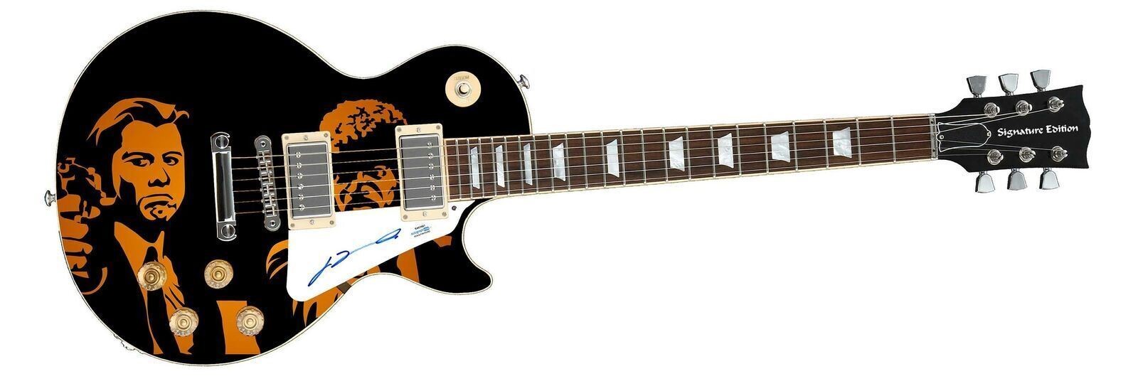 John Travolta Signed Autographed Pulp Fiction Photo Poster Guitar ACOA