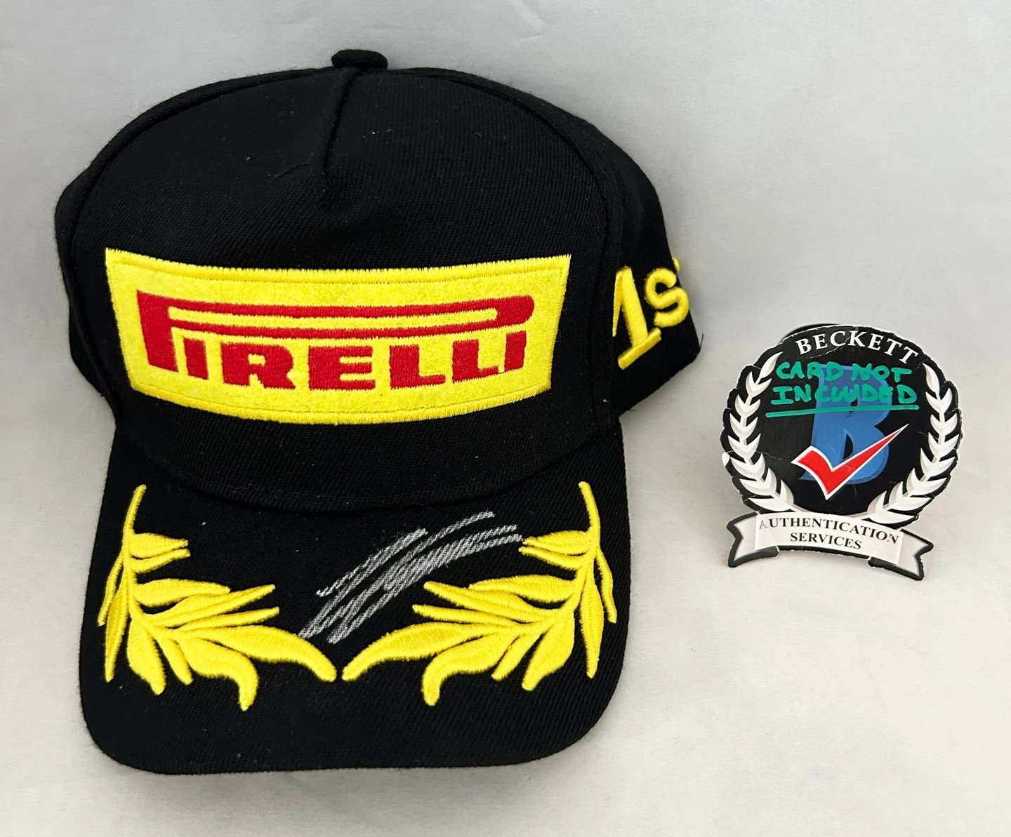 Charles Leclerc Signed Hat Pirelli Ferrari Formula 1 F1 Beckett BAS COA