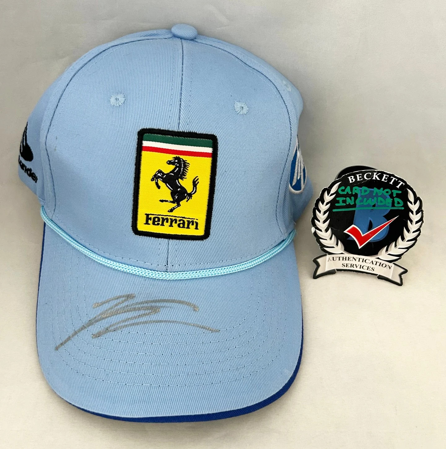 Charles Leclerc Signed Hat Ferrari Formula 1 F1 Beckett BAS 2 COA