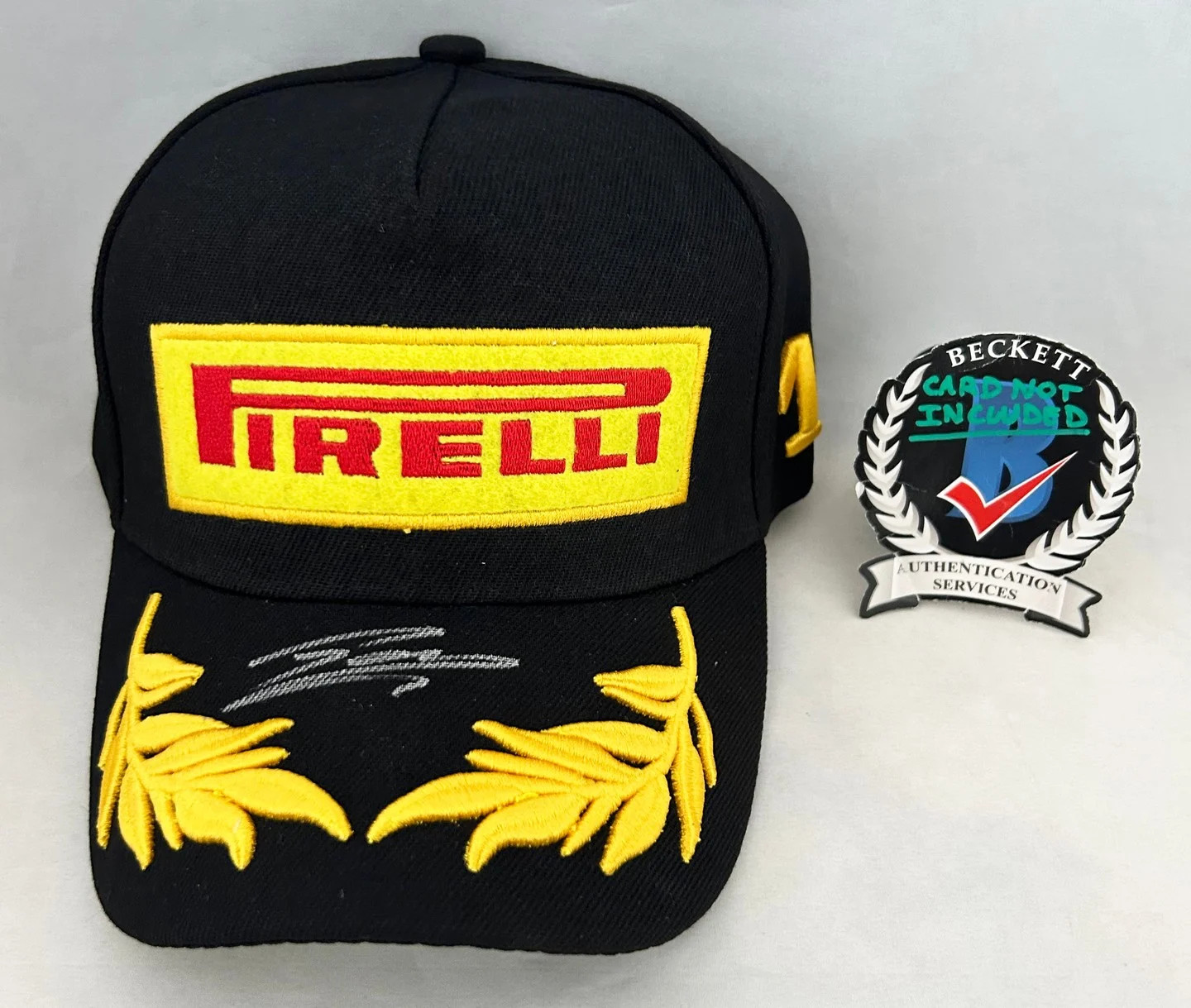 Paul Aron Signed Hat Pirelli Alpine Formula 1 F1 Beckett BAS 1 COA