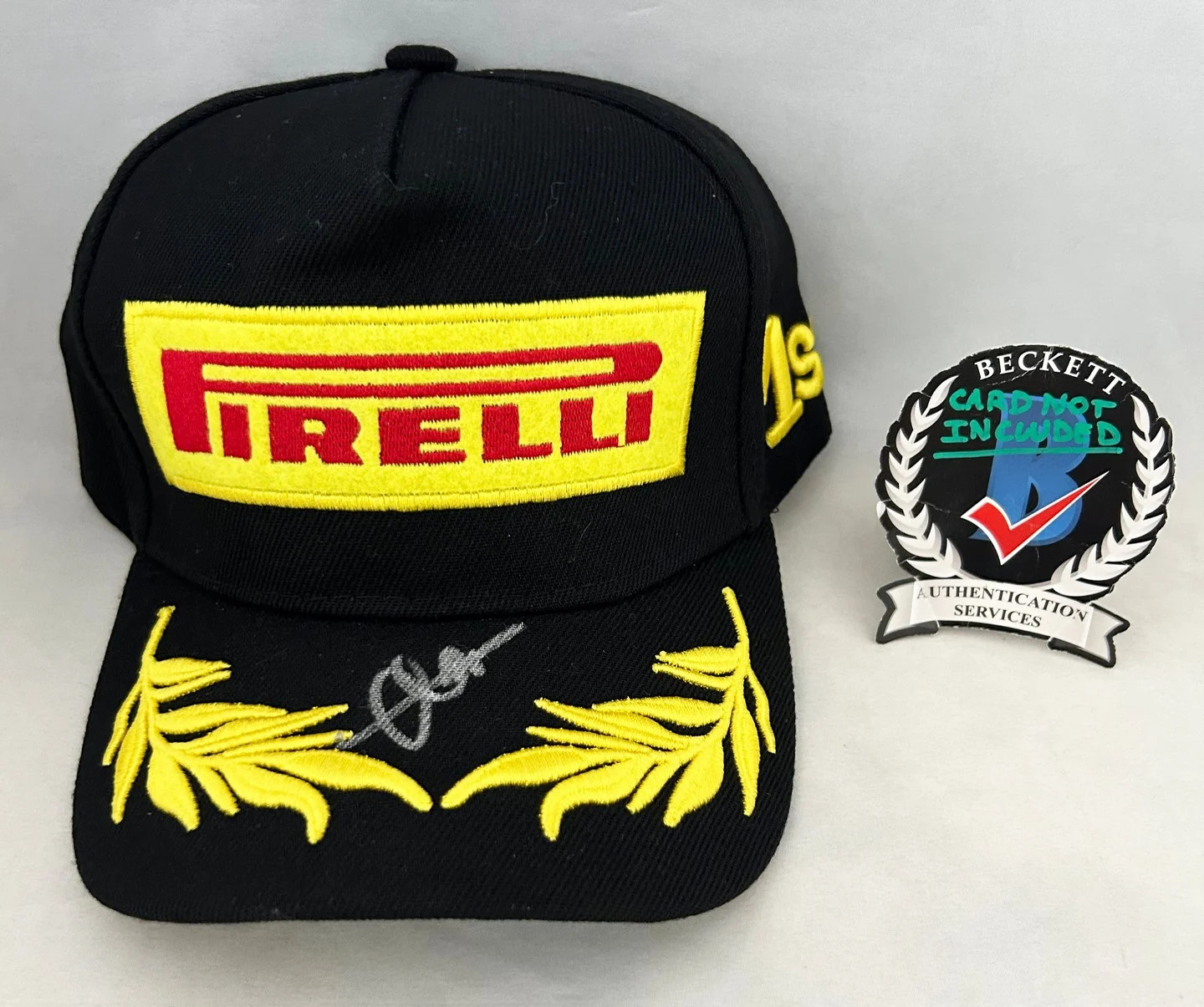 Colton Herta Signed Hat Pirelli Cadillac Formula 1 F1 Beckett BAS COA