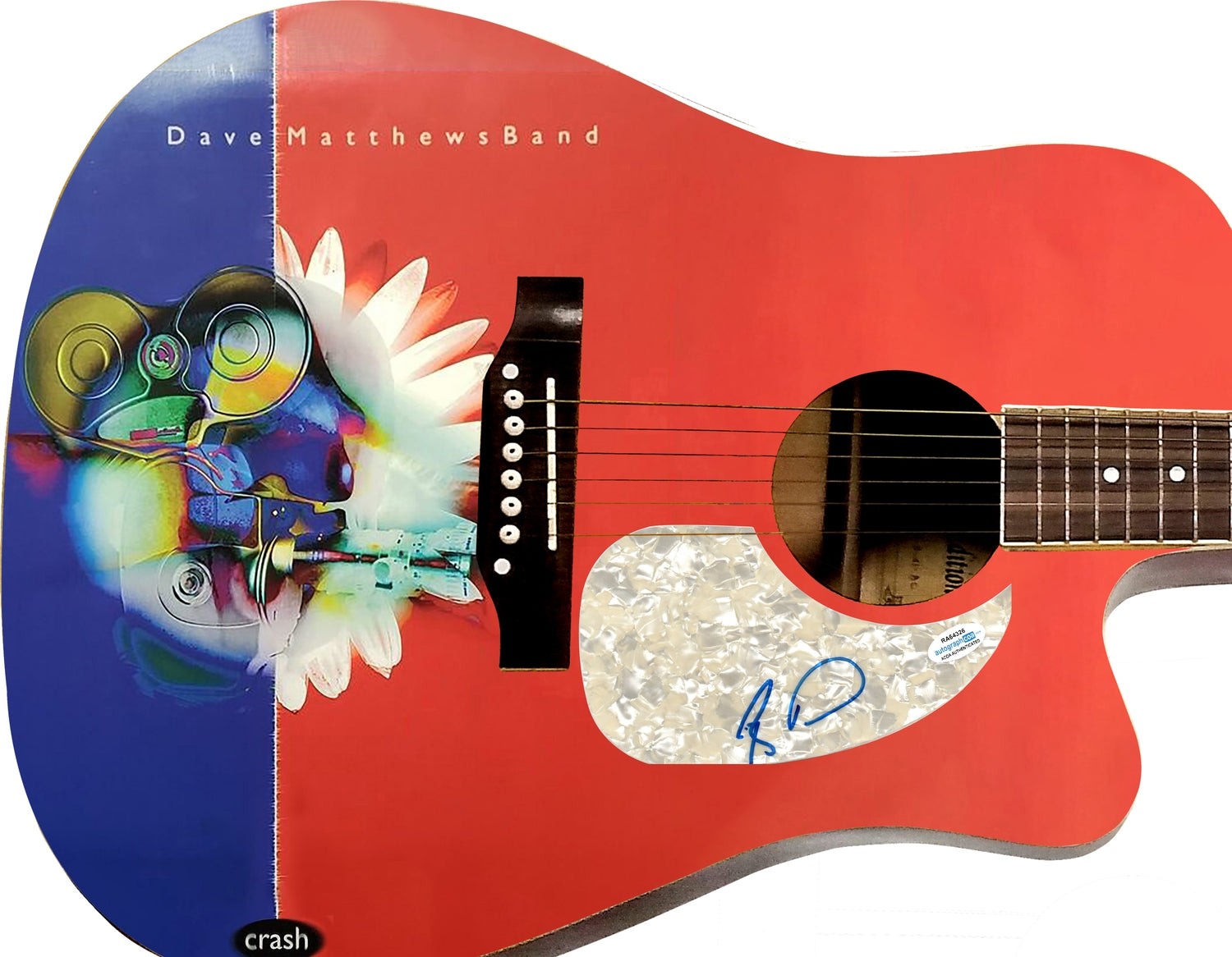 Dave Matthews Band Boyd Tinsley Autographed Custom Graphics Guitar