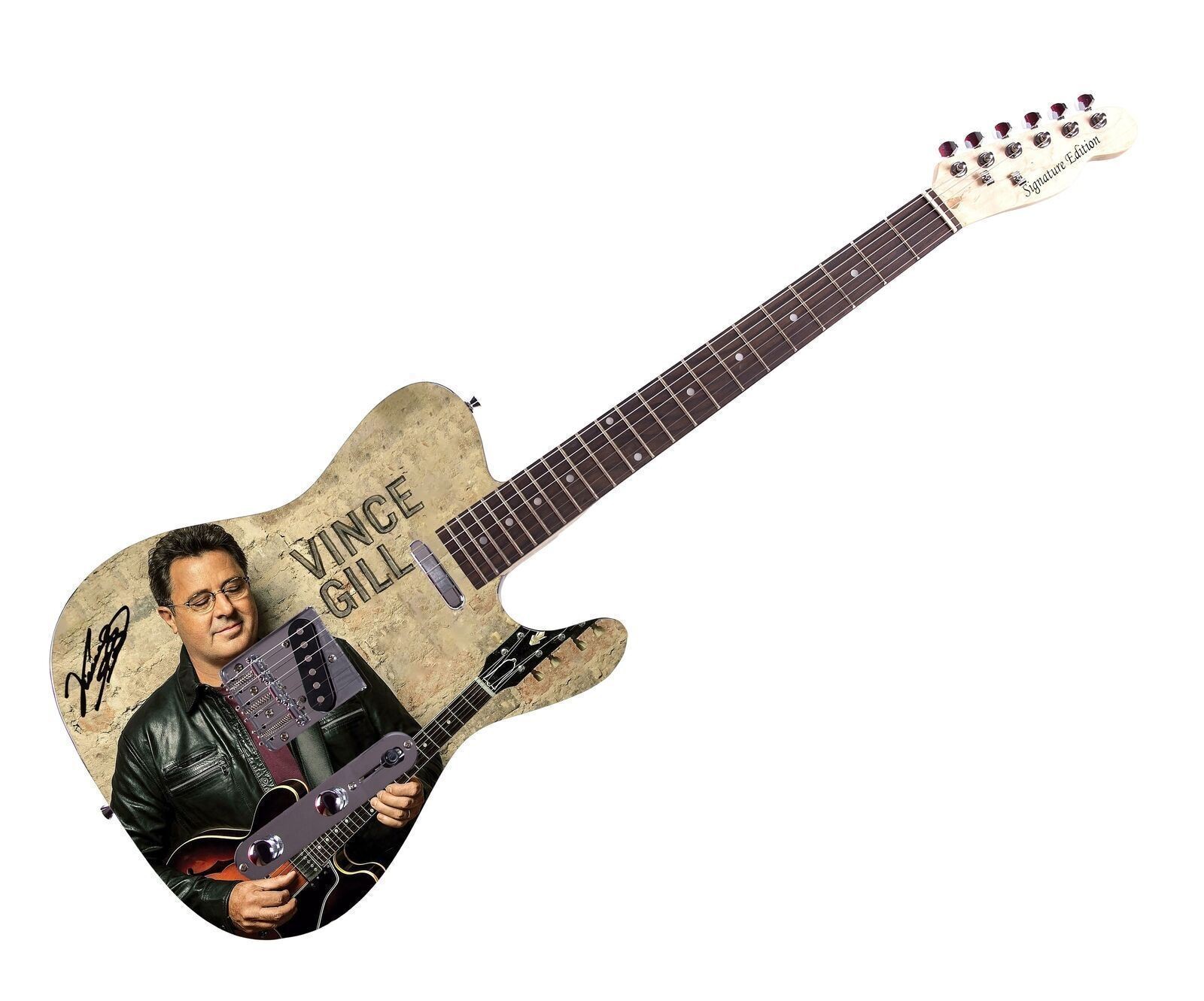 Vince Gill Signed Autographed Album LP CD Graphics Photo Guitar ACOA