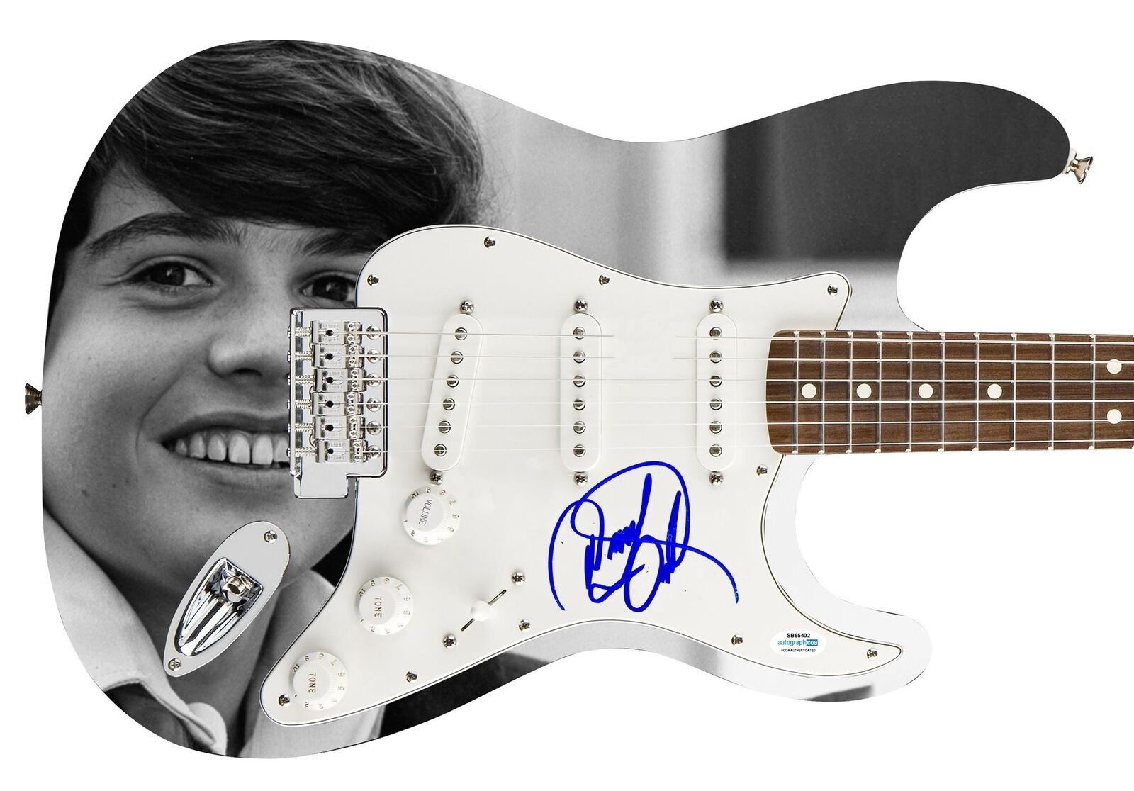 Donnie Osmond Signed Autographed 1/1 Custom Graphics Guitar ACOA