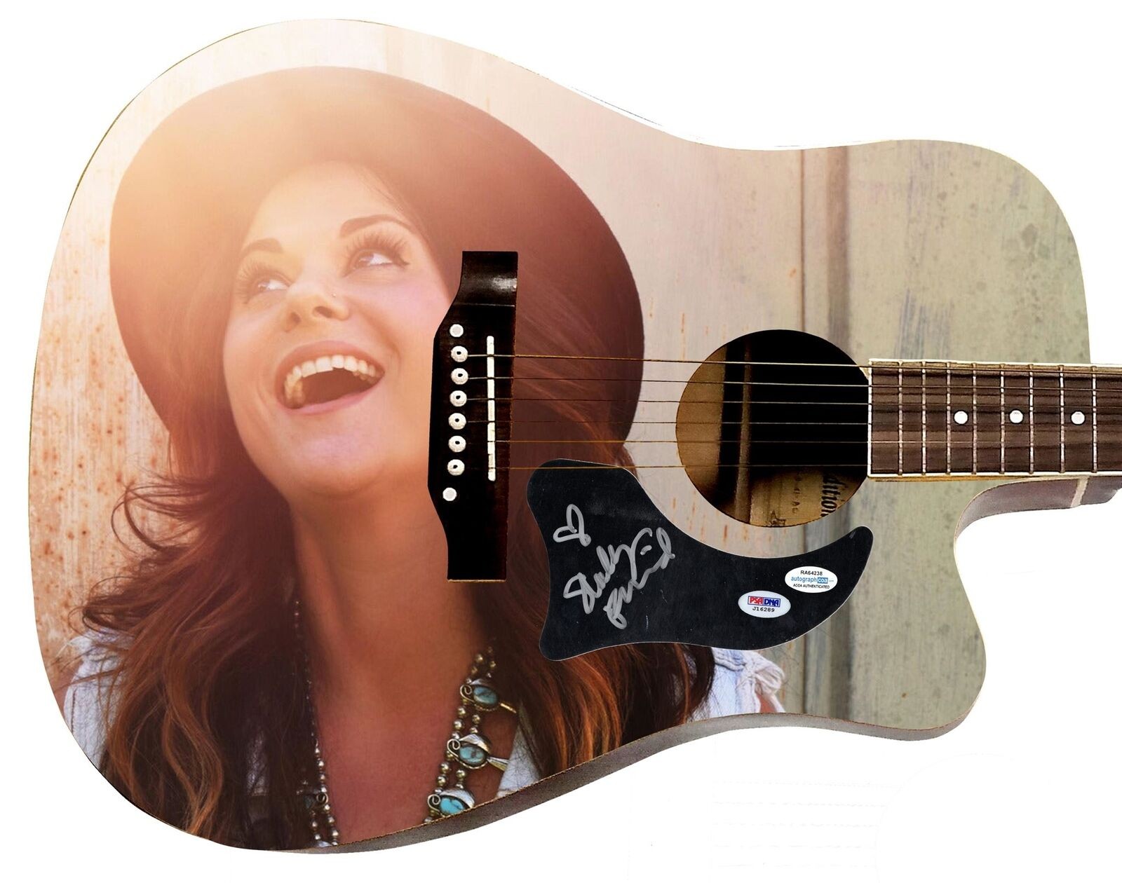 Shelly Fairchild Signed 1:1 Signature Edition Graphics Photo Guitar