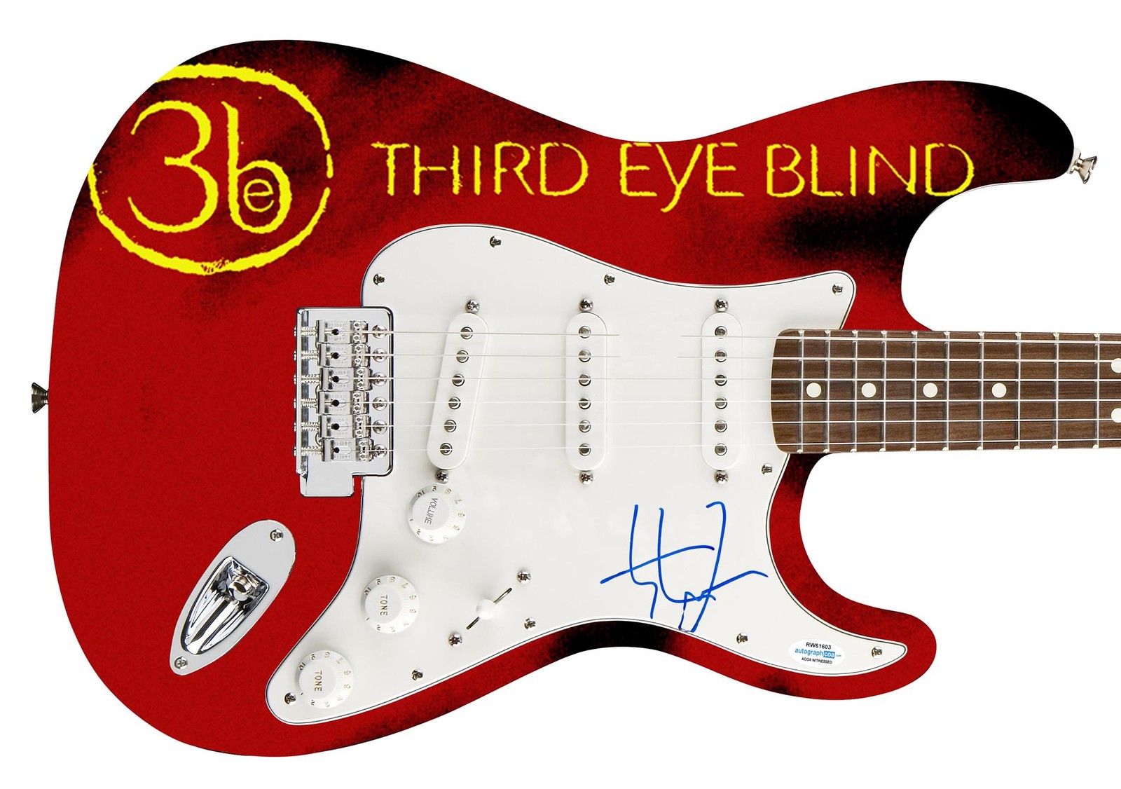 Third Eye Blind Stephen Jenkins Autographed Album Cd Photo Graphics Guitar
