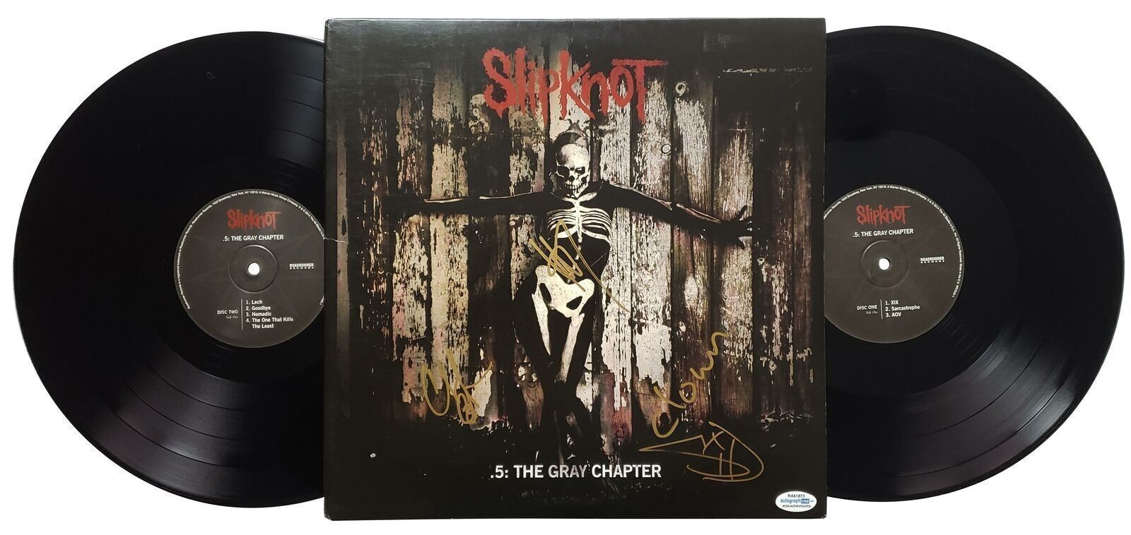 Slipknot Signed Autographed Album Record LP ACOA