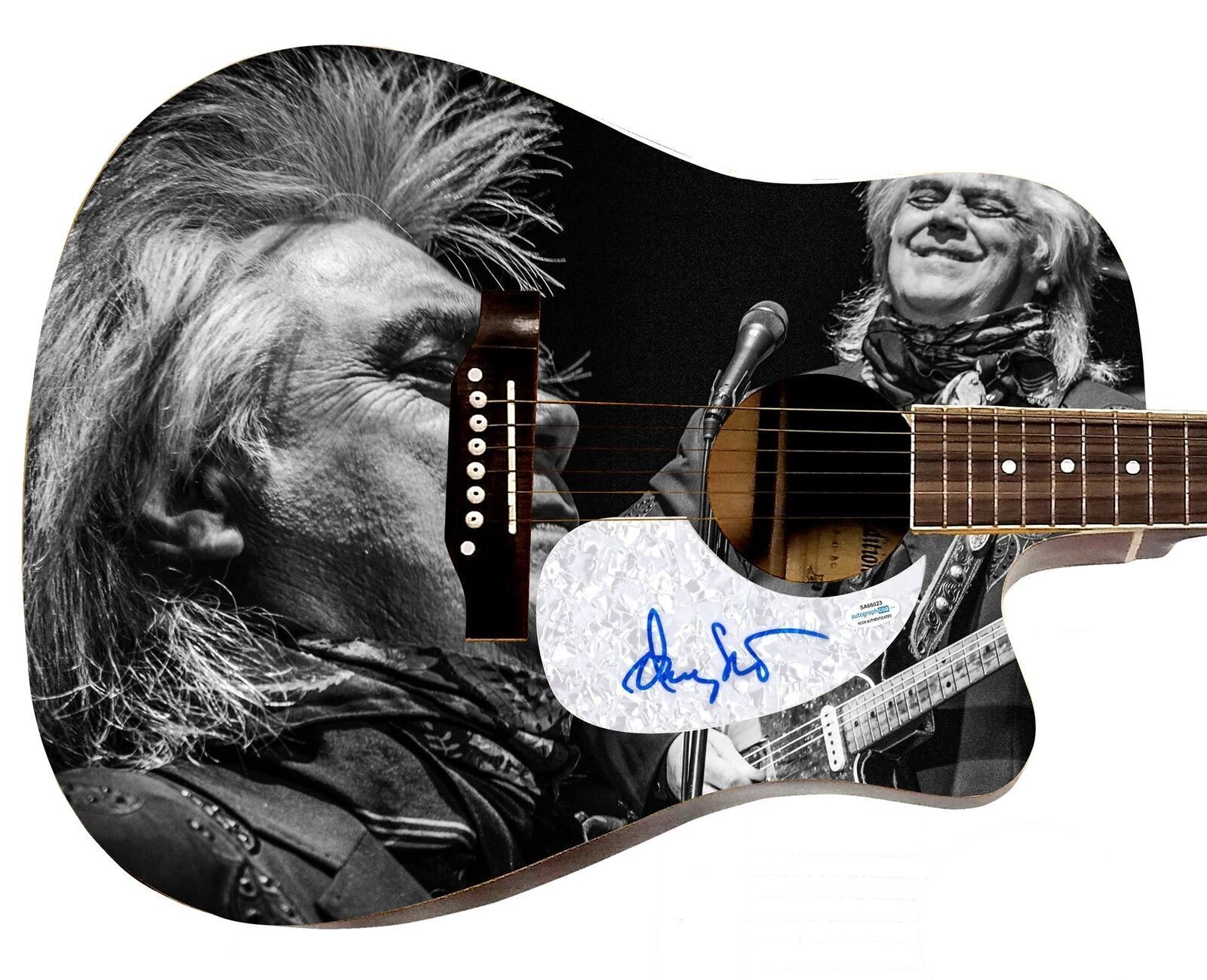 Marty Stuart Signed Custom Graphics 1/1 Acoustic Guitar ACOA