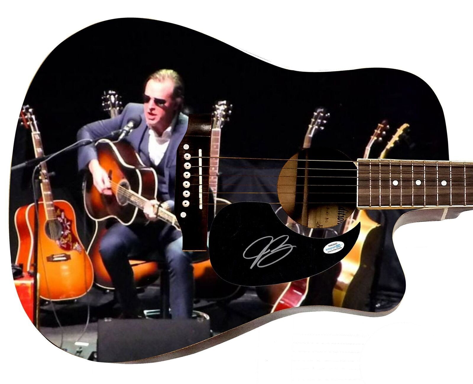 Joe Bonamassa Signed Custom Graphics 1/1 Acoustic Guitar ACOA