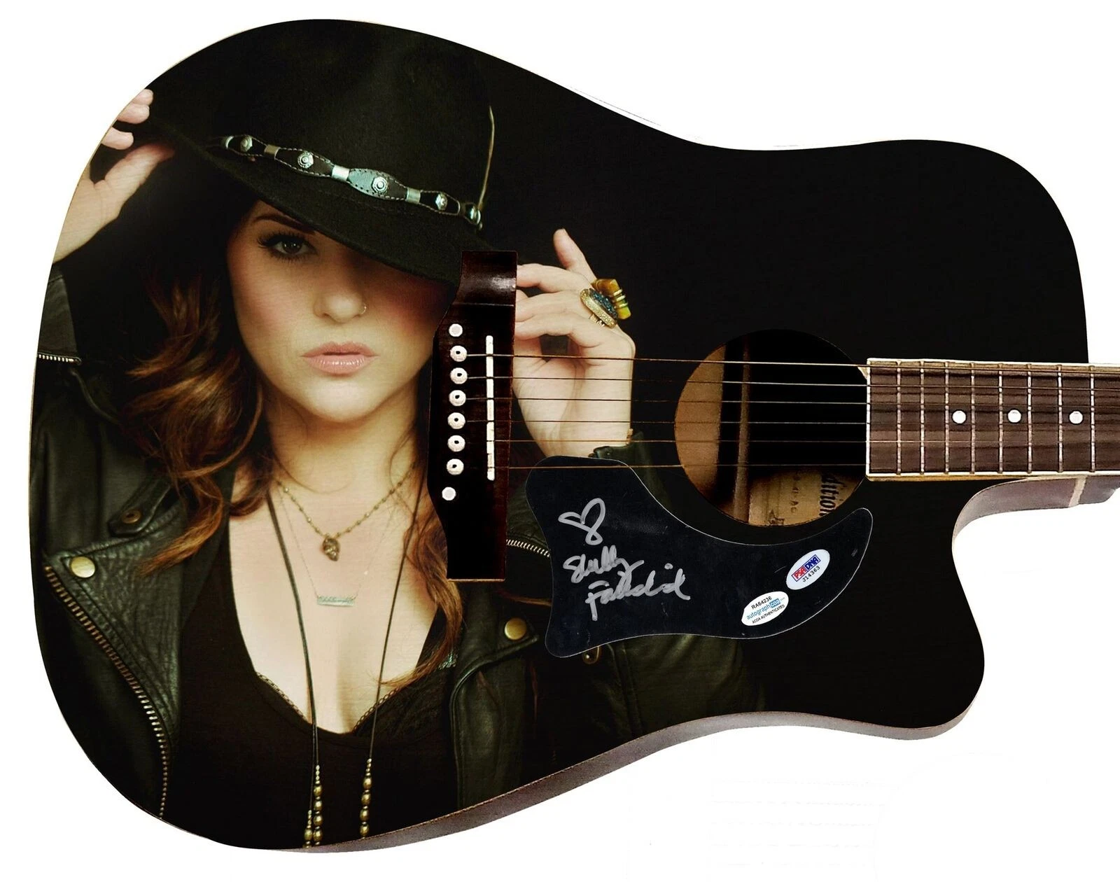 Shelly Fairchild Signed 1:1 Signature Edition Graphics Photo Guitar