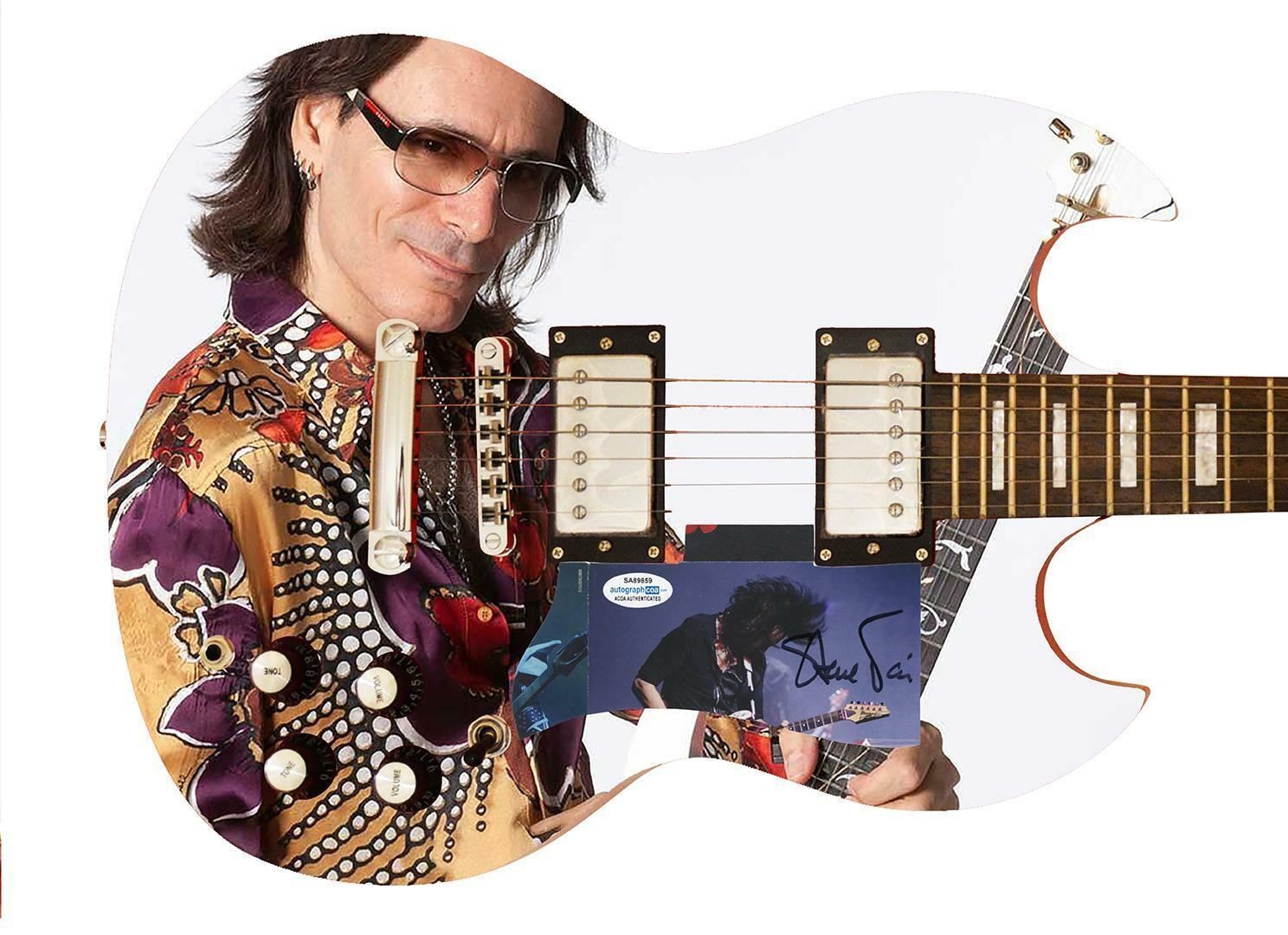 Steve Vai Signed Autographed Custom Photo Graphics Guitar ACOA ACOA