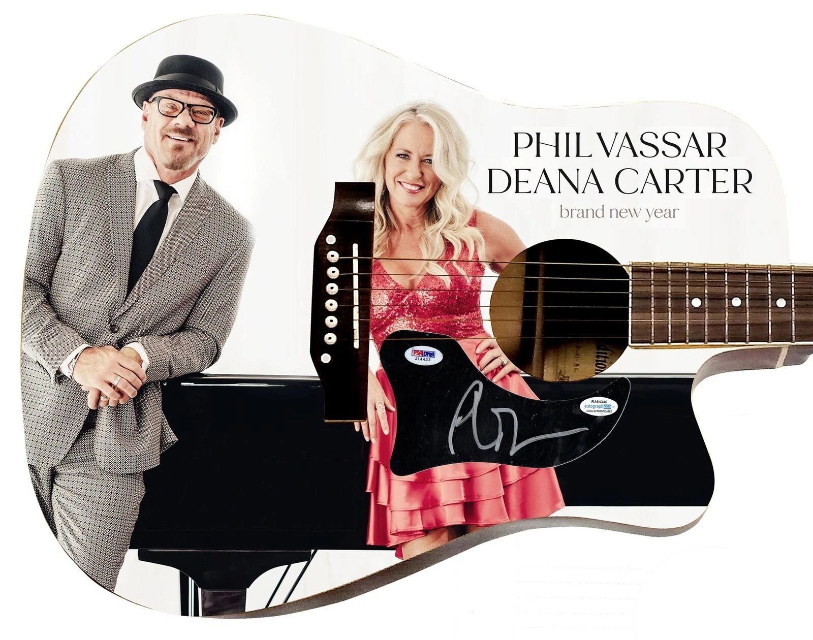 Phil Vassar Signed 1:1 Signature Edition Graphics Photo Guitar PSA