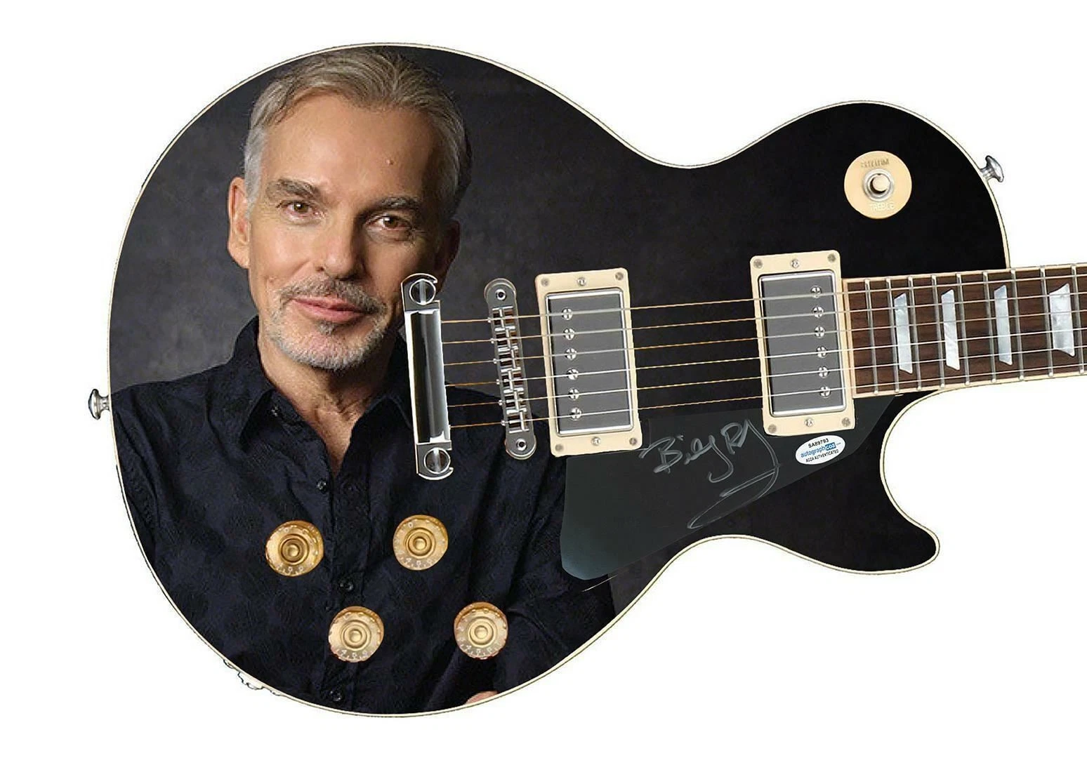 Billy Bob Thornton Signed Autographed Custom Photo Graphics Guitar ACOA ACOA