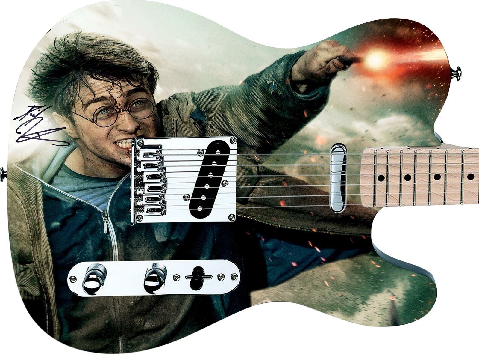 Daniel Radcliffe Harry Potter Signed  Graphics Photo Guitar ACOA LOA