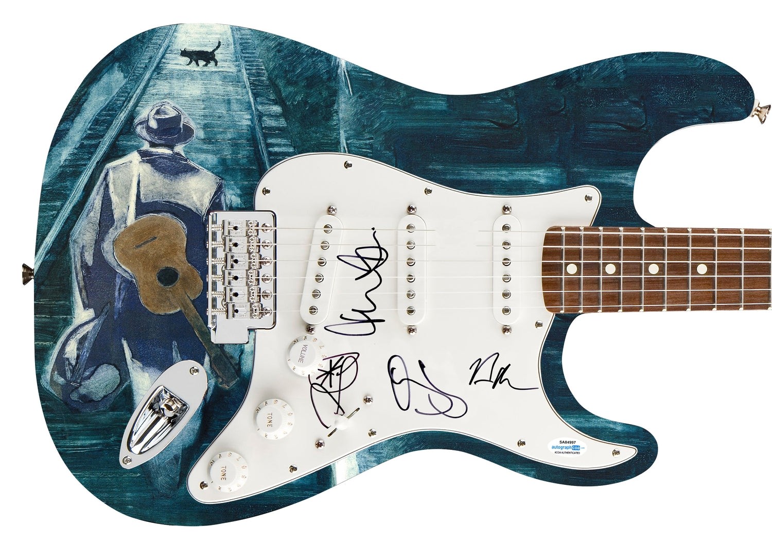 Robert Johnson Tribute Concert Living Colour + Signed Graphics Guitar Macy