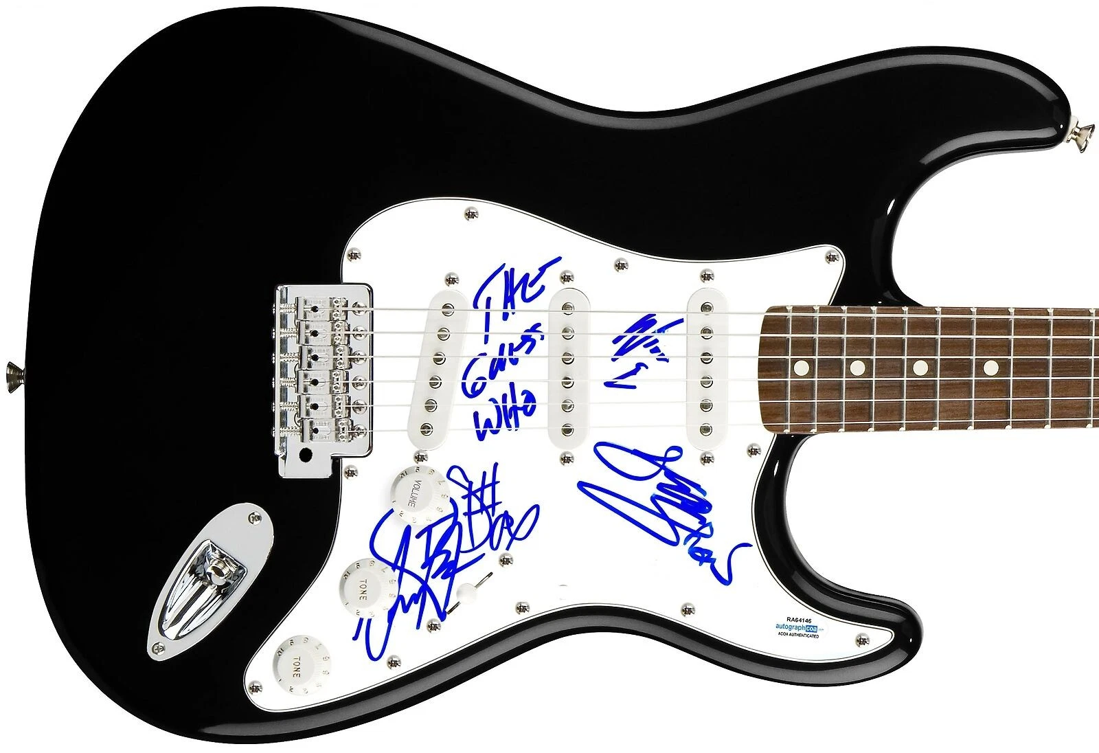 The Guess Who Signed Autographed Guitar ACOA