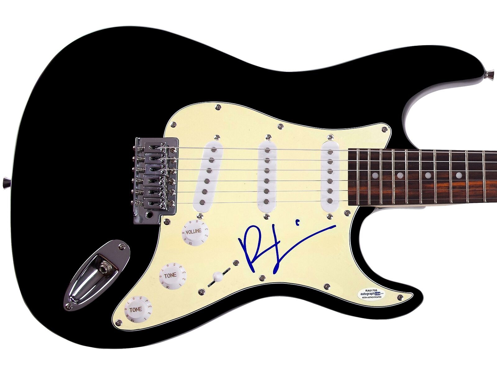 Robin Thicke Signed Autographed Guitar ACOA
