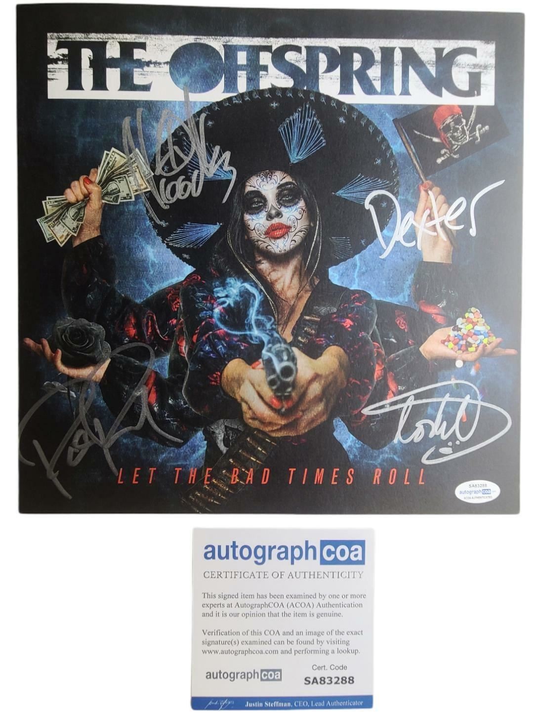 The Offspring Let The Bad Times Roll Signed Album ACOA