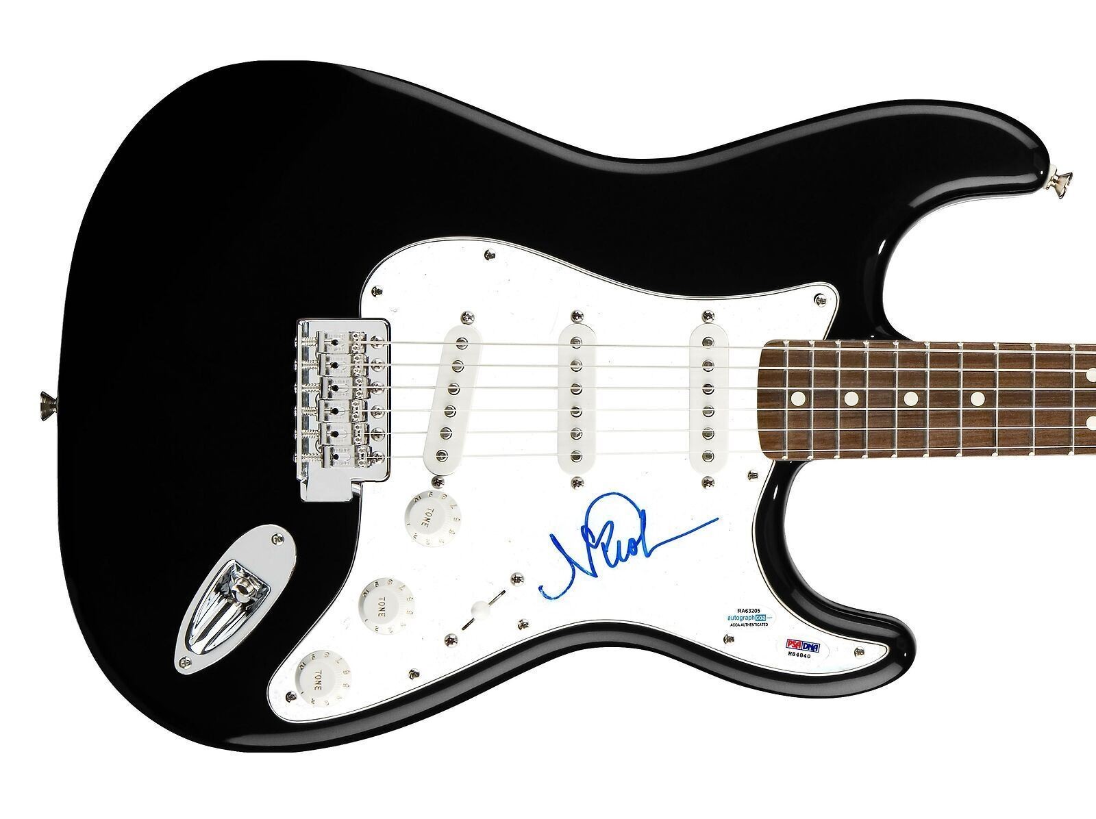 Nicole Scherzinger Signed Autographed Guitar The Pussycat Dolls ACOA PSA