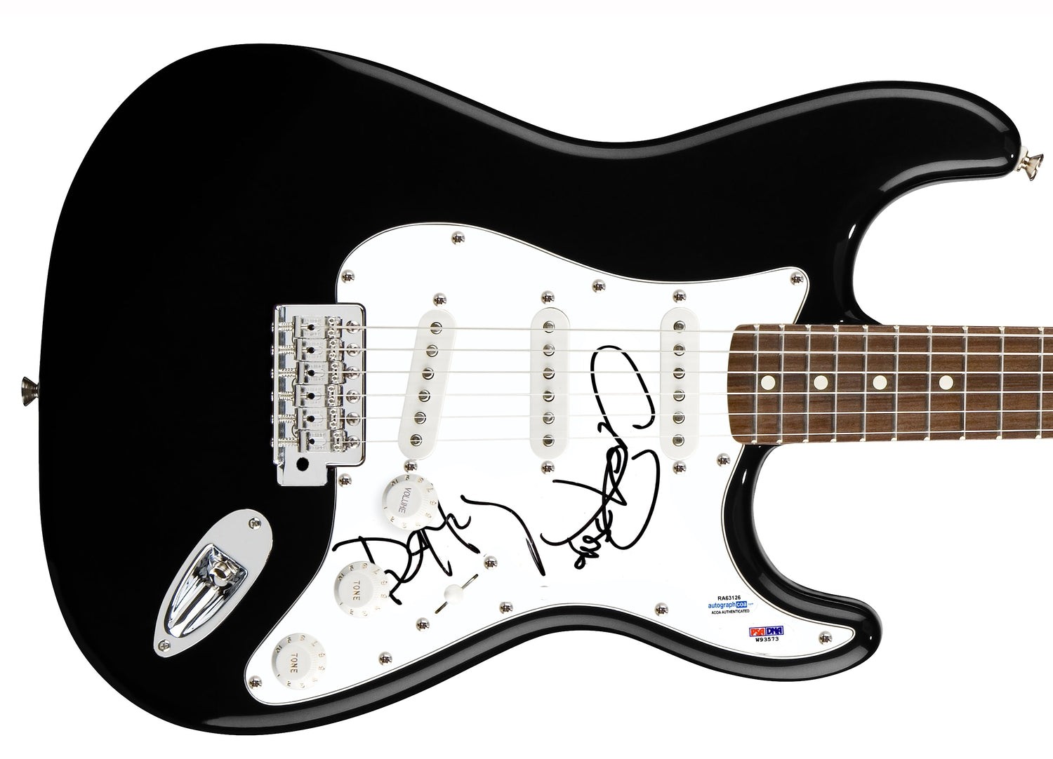 Los Lobos Signed Autographed Guitar ACOA PSA